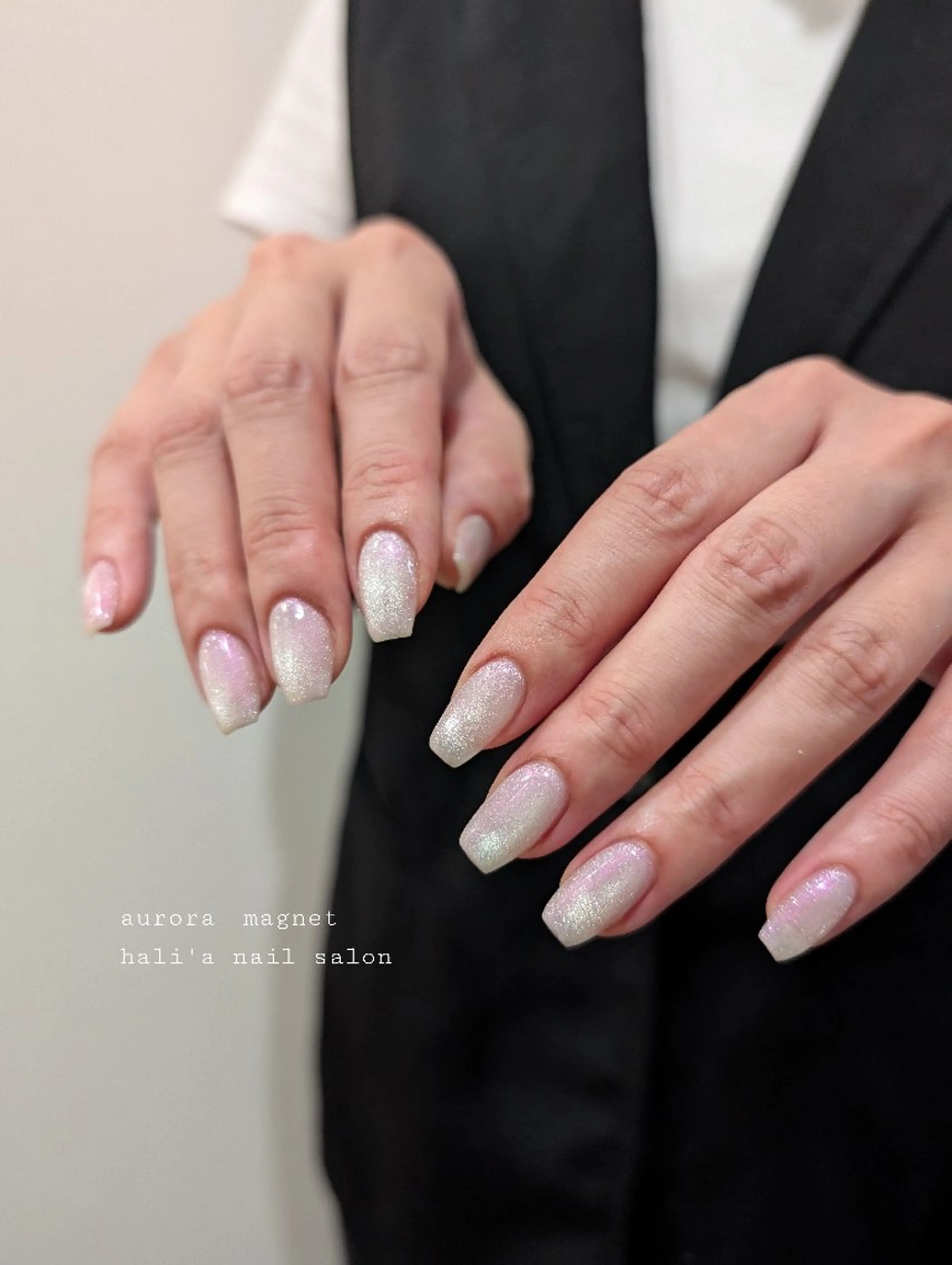 ネイル マグネットネイル ハンドネイル hali’a nailのネイルデザイン