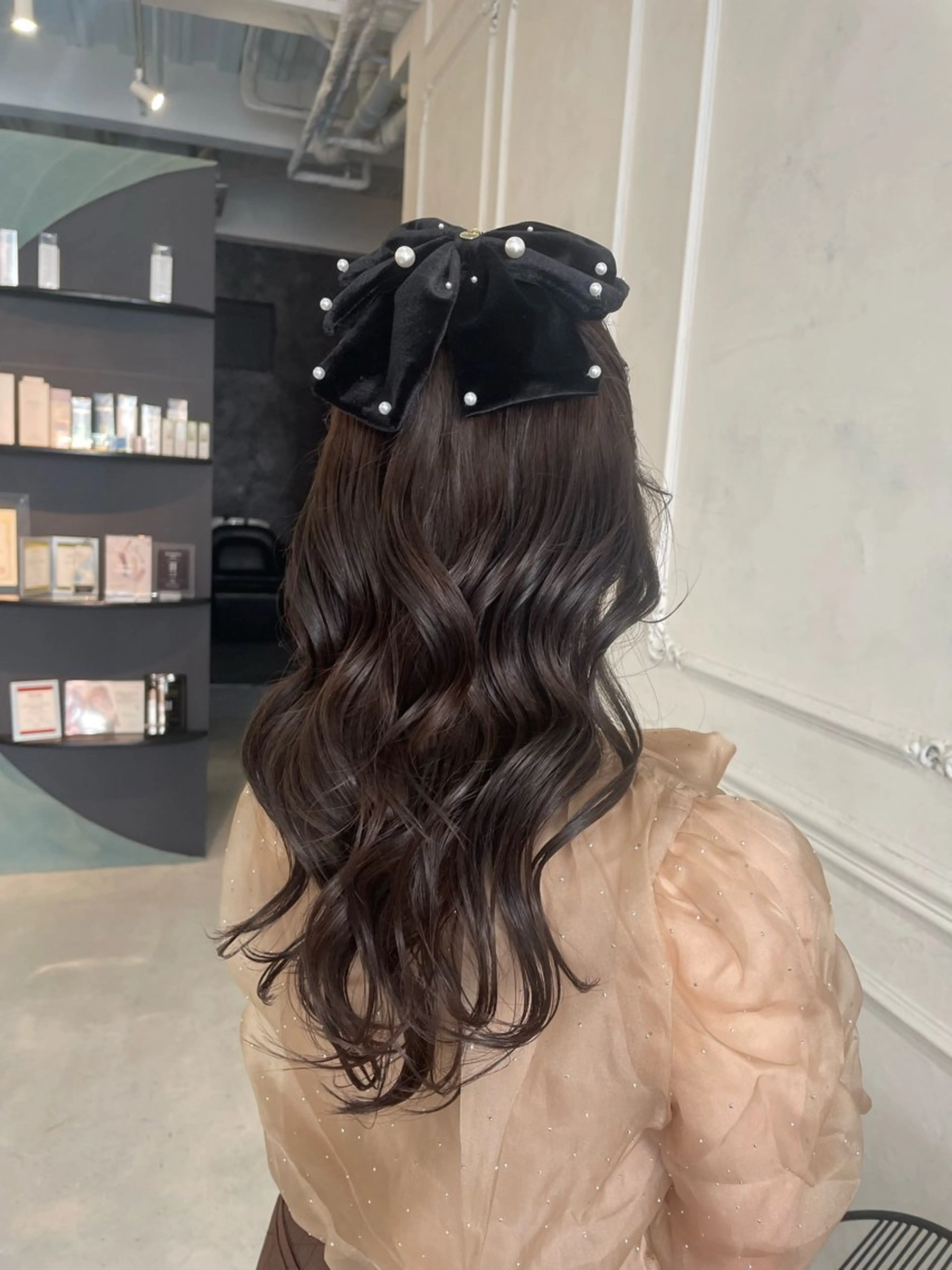 ロング 韓国風ヘア ヘアセット MaisonHALU さくらのヘアスタイル