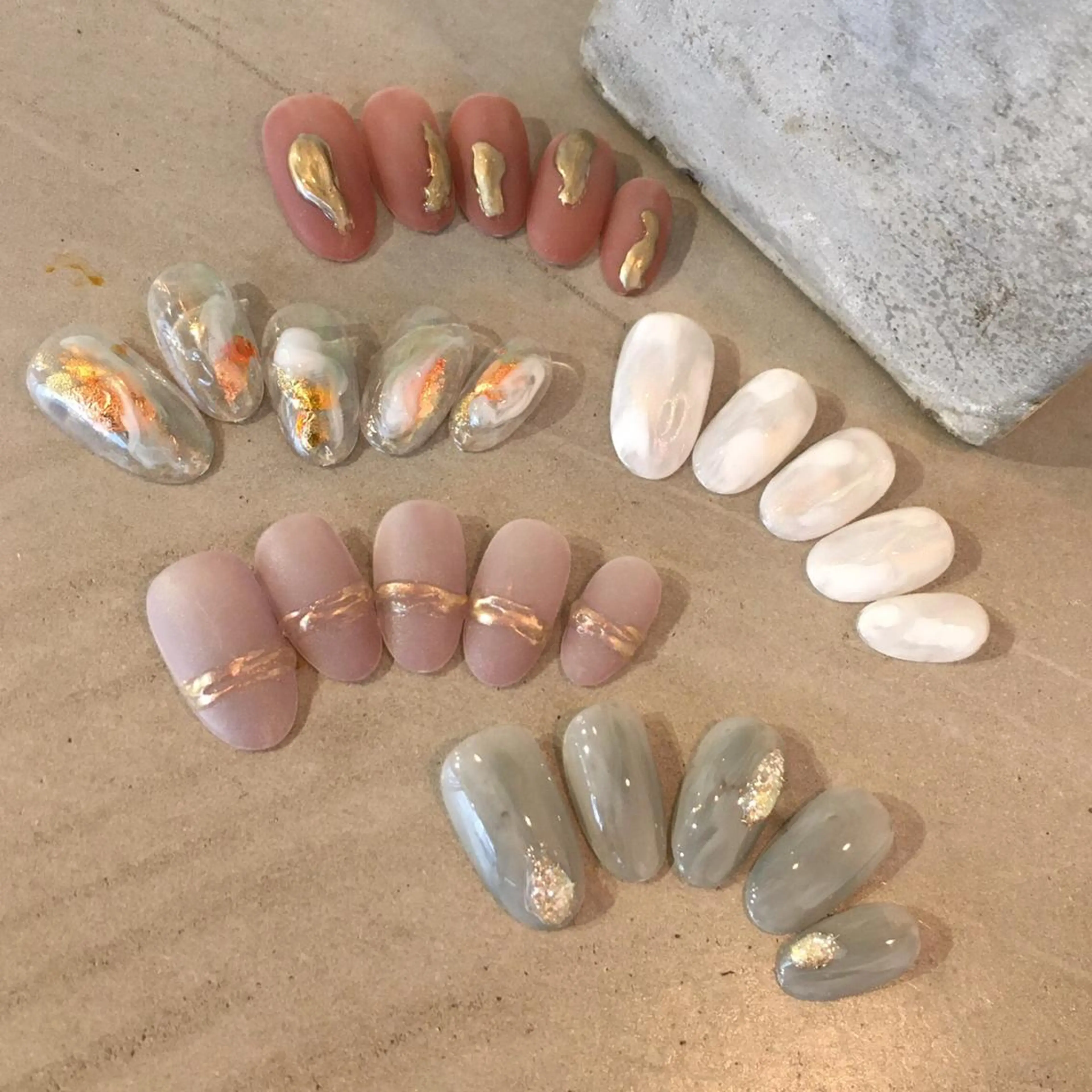 ネイル ジェルネイル ニュアンスネイル ハンドネイル Soeur ネイリストのネイルデザイン