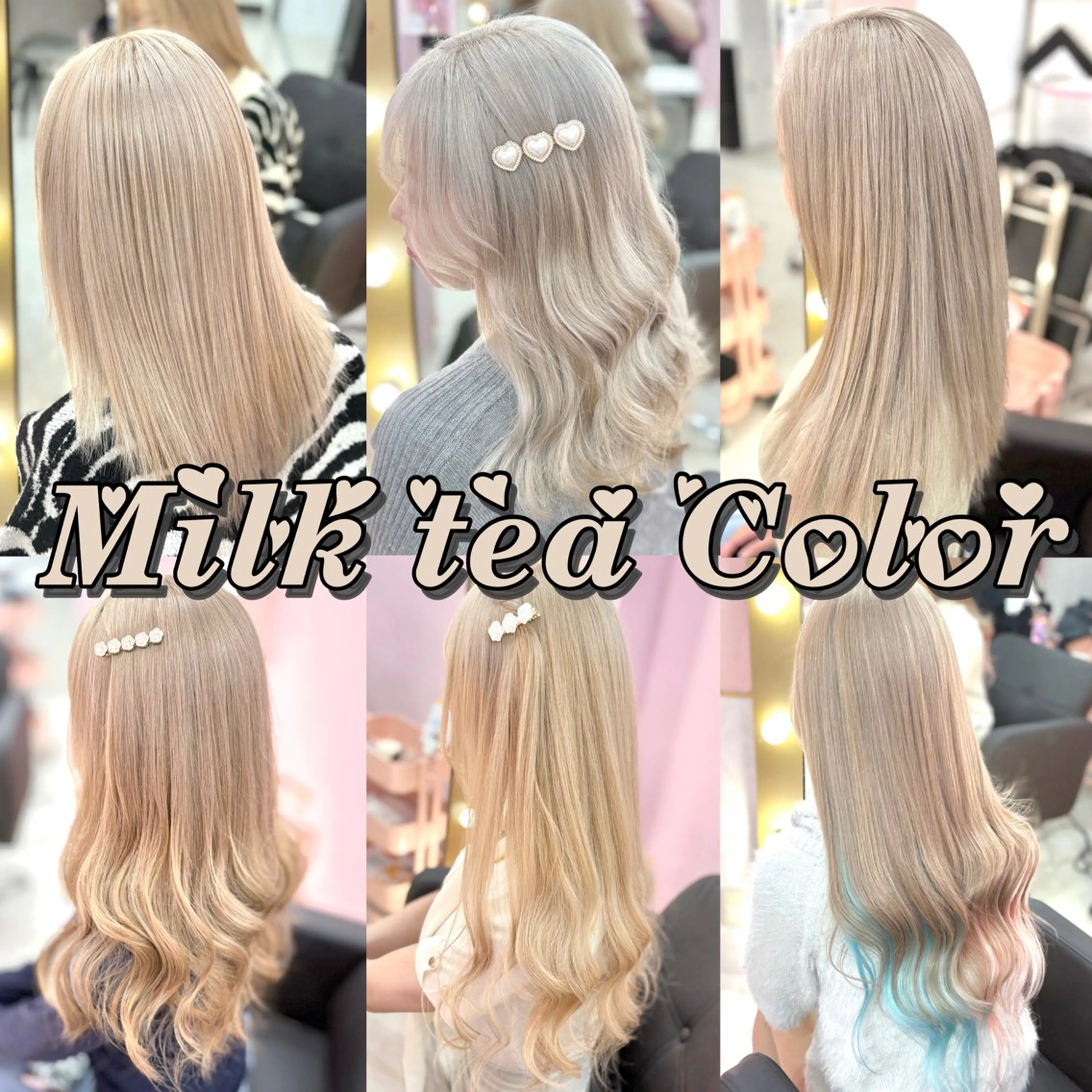 セミロング カラー 甘ふわgirly🎀 ハイトーン🤍Ramのヘアスタイル