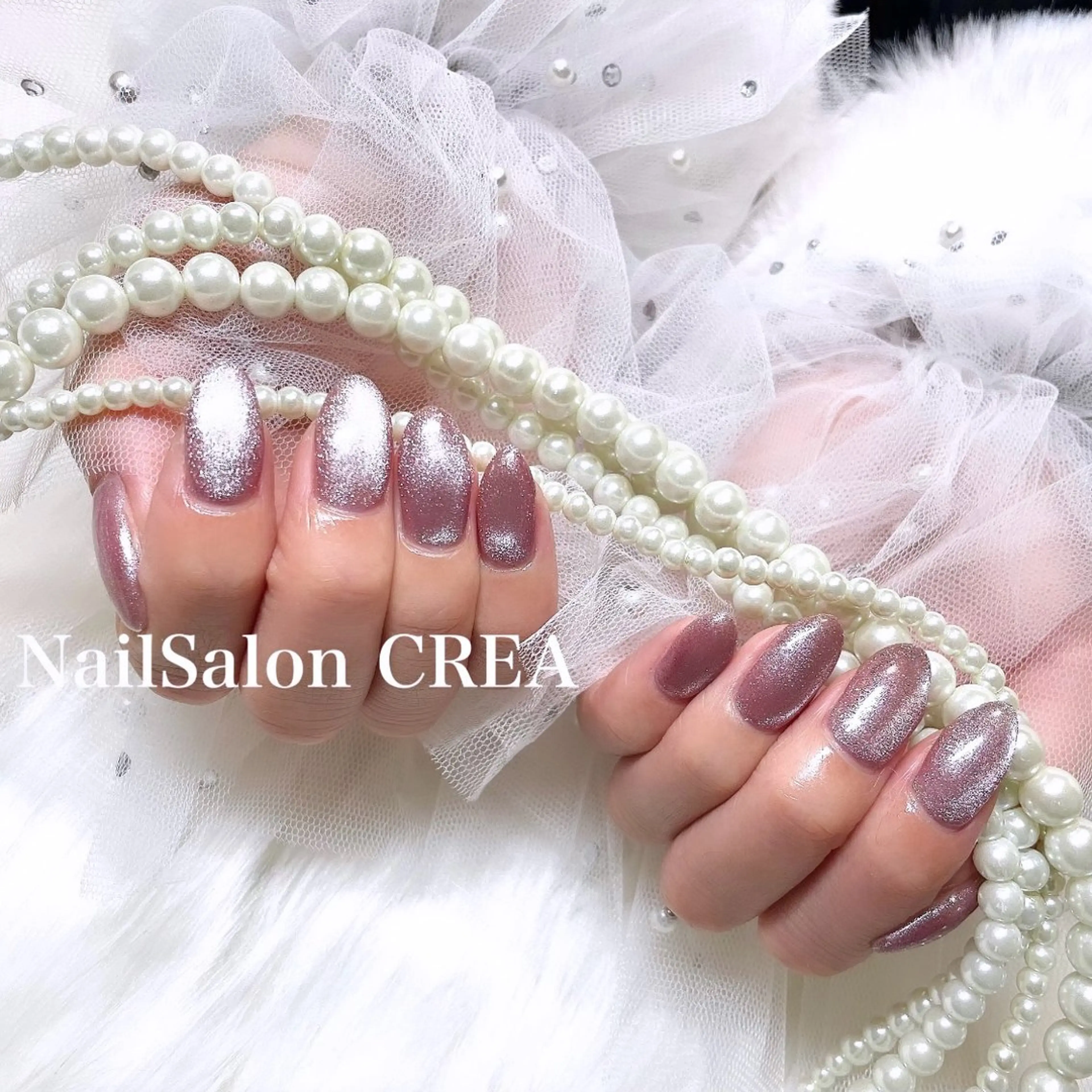 ネイル マグネットネイル ハンドネイル NailSalon CREAのネイルデザイン