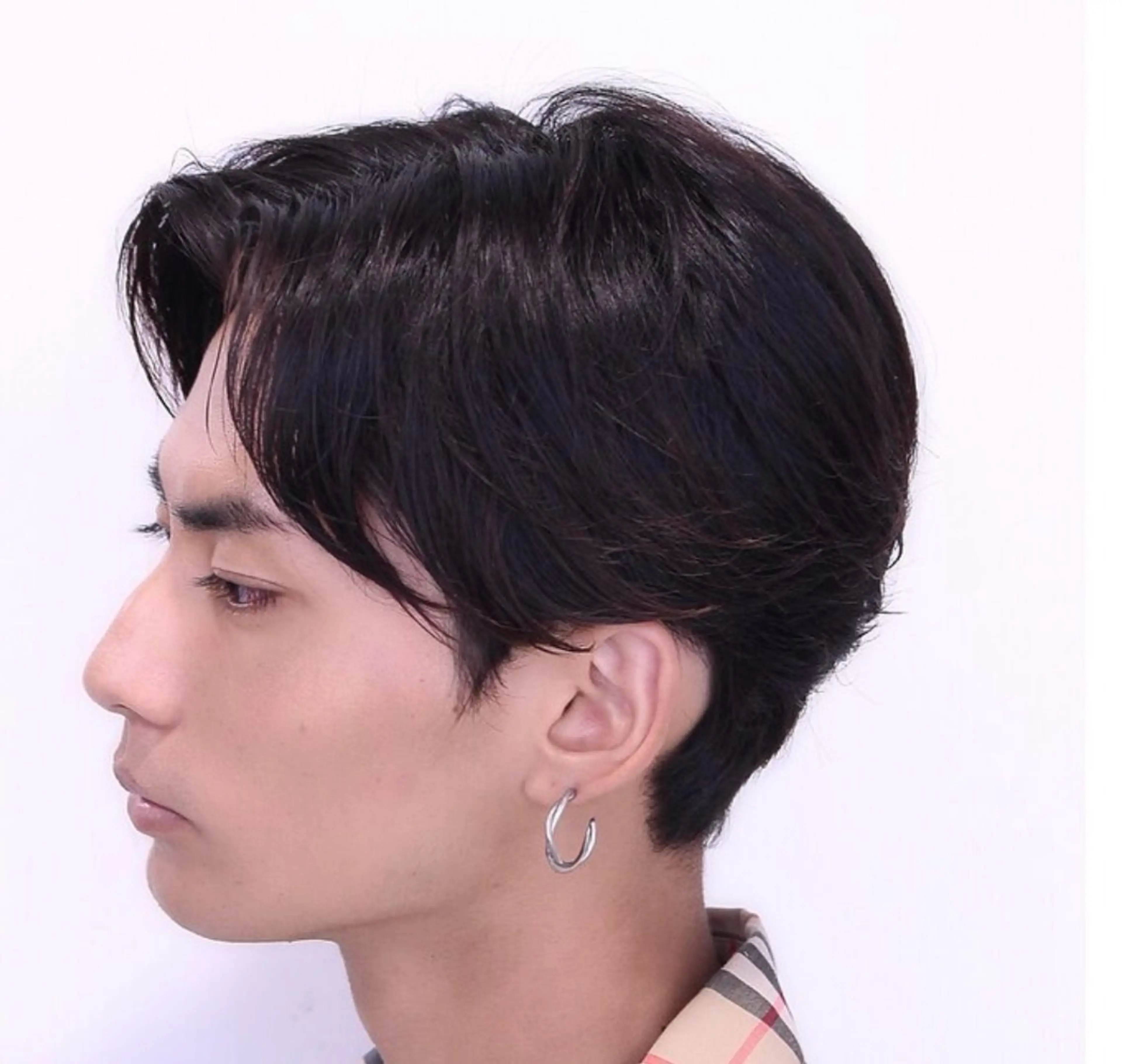 ミディアム 海老澤 玲二のヘアスタイル