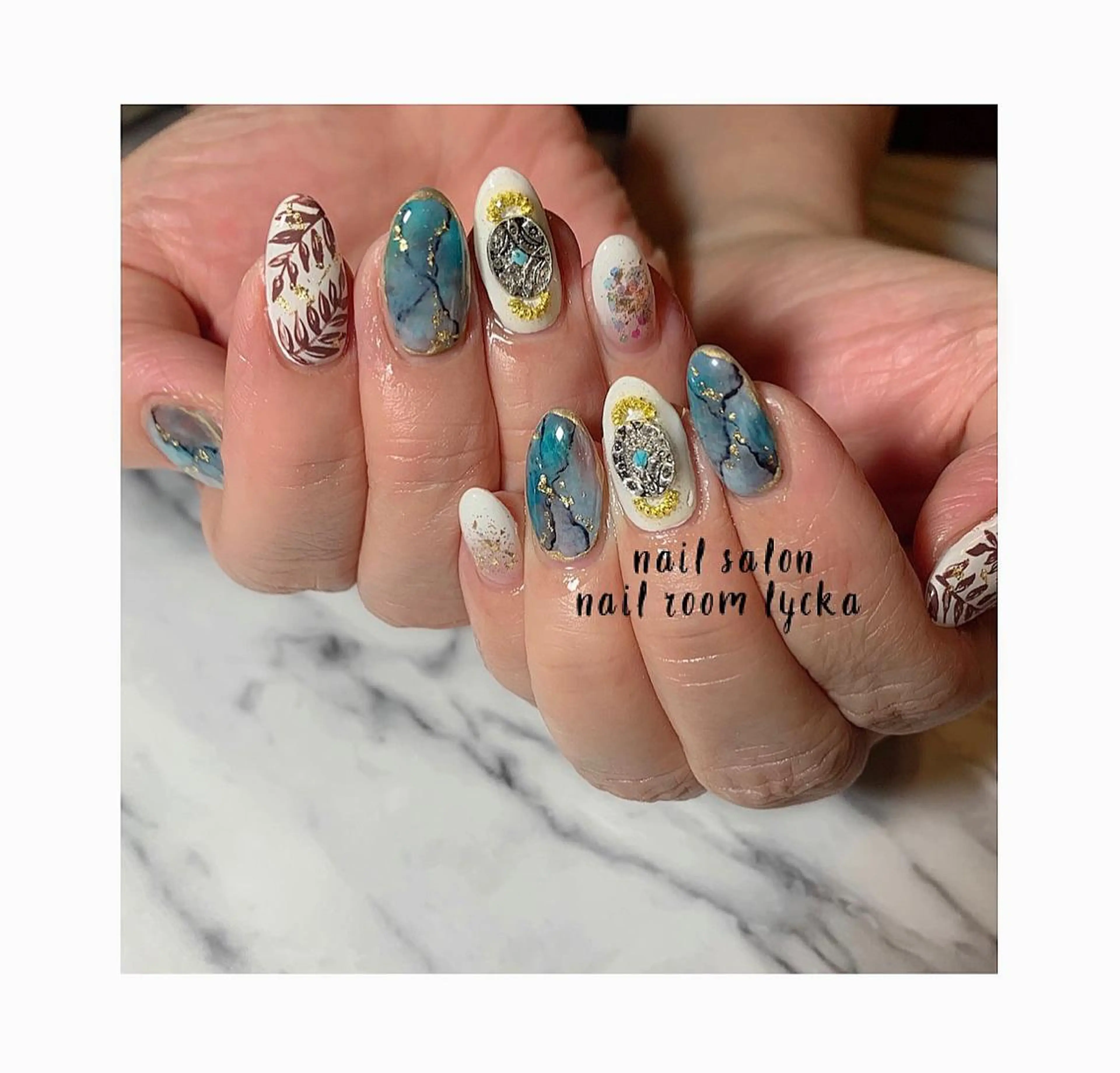 ネイル ﾈｲﾙﾙｰﾑﾘｯｶ 𝐦𝐚𝐲𝐮のネイルデザイン