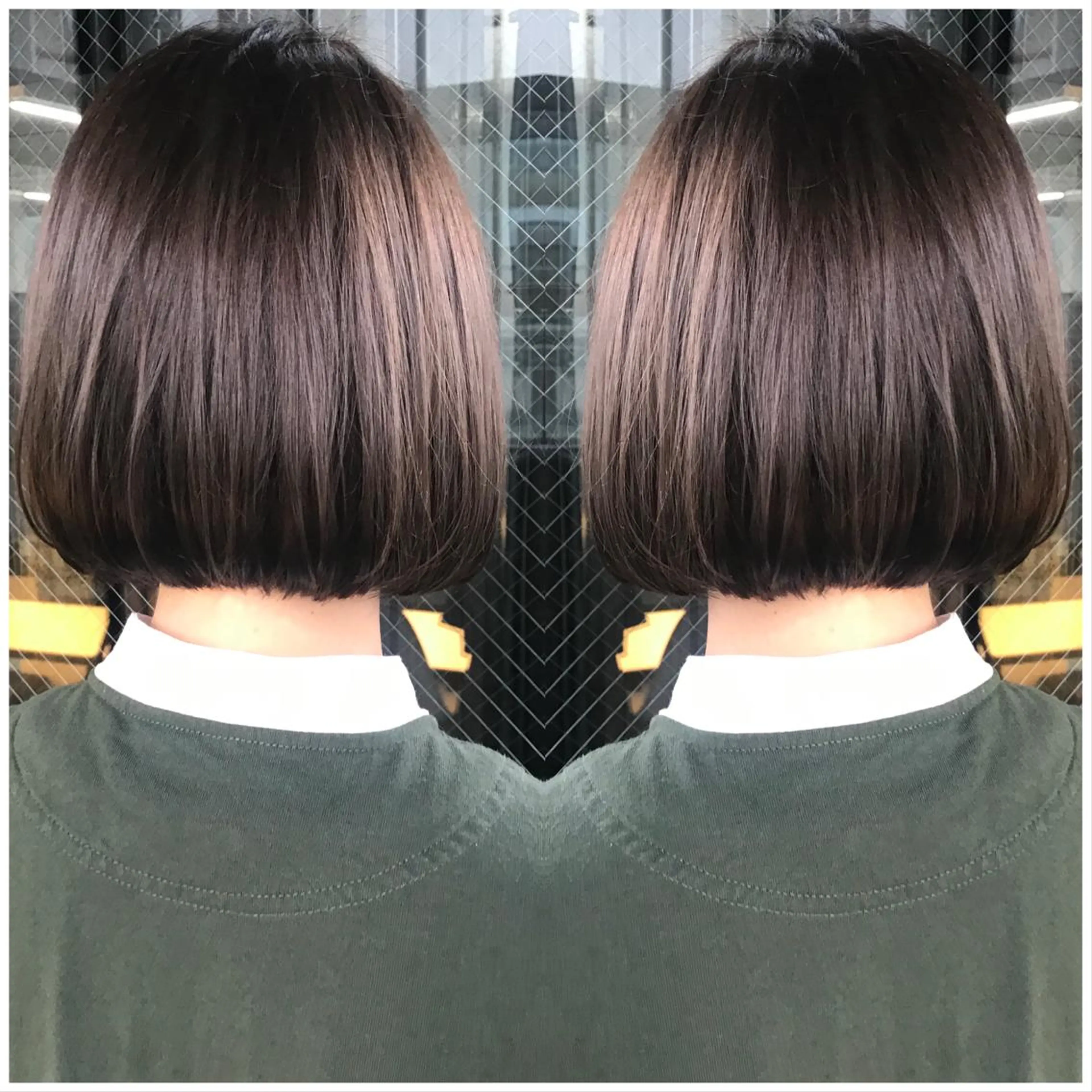 ショート カラー ベージュカラー 透明感カラー オリーブベージュ カット ヘアカラー トリートメント BOOTH share salon所属・ハタケヤマヨシキ ／BOOTHのヘアスタイル