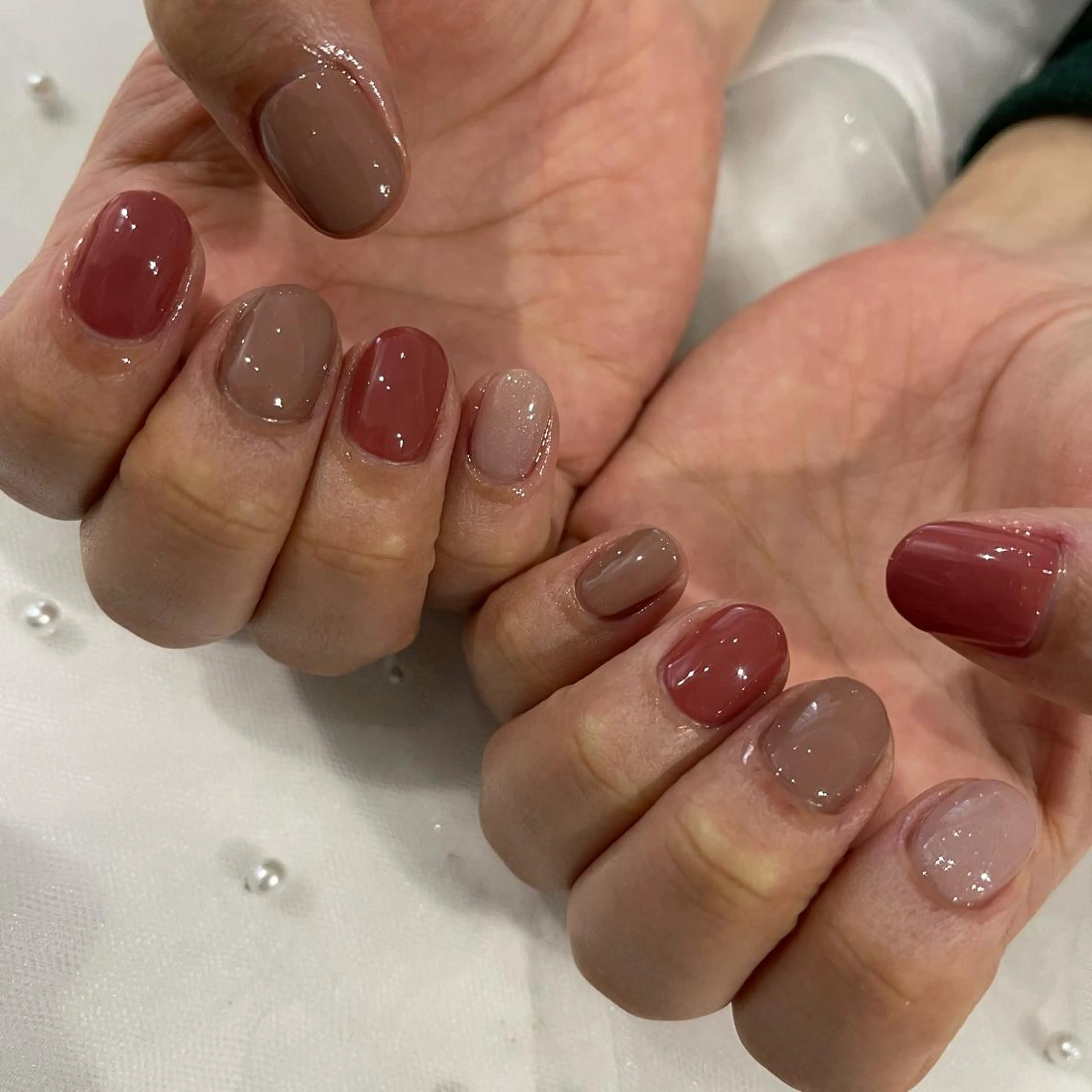 ネイル ワンカラーネイル Wish Nail 名古屋店所属・Wish Nail 恒川のネイルデザイン