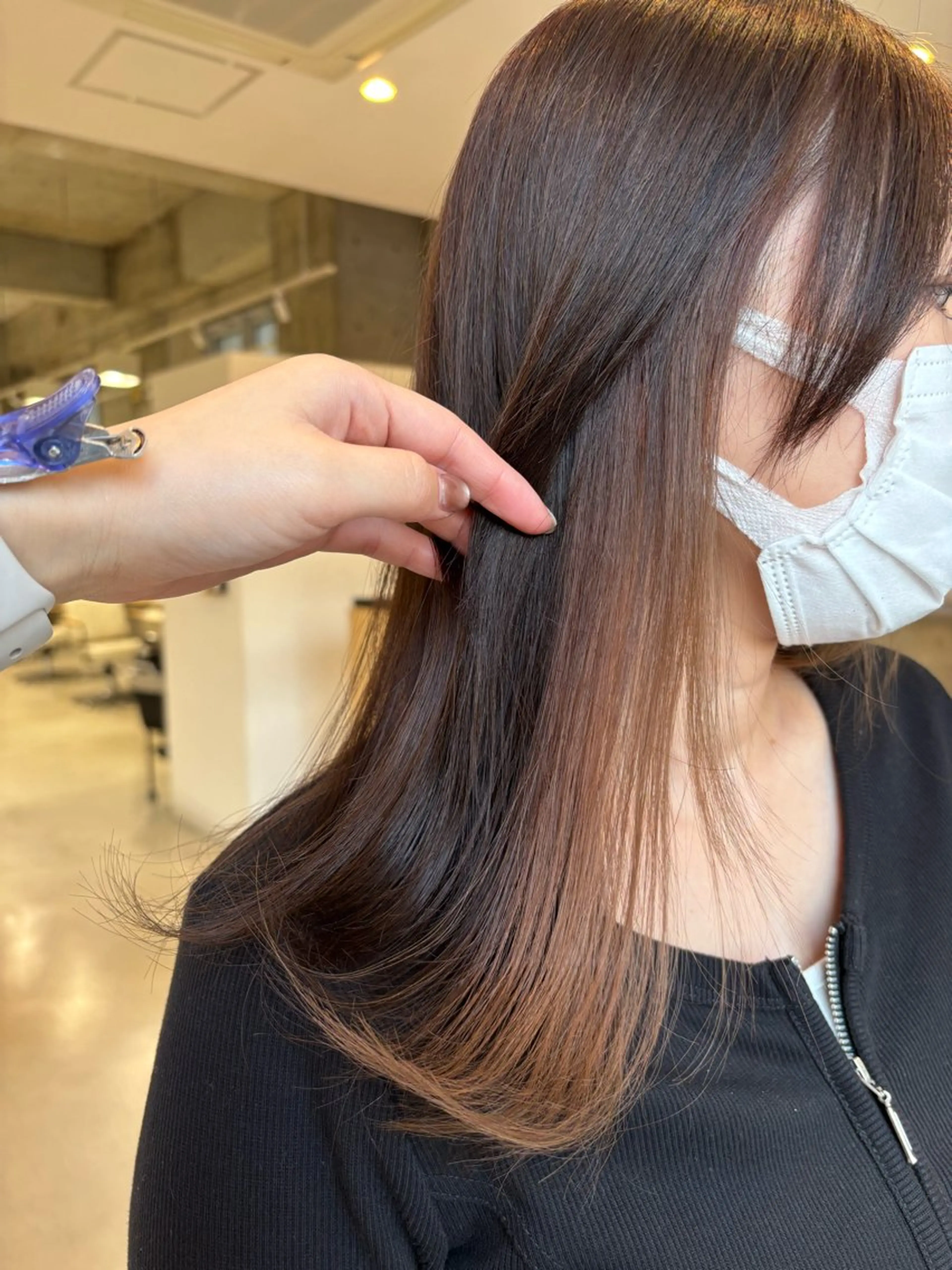 ロング 大曽根/艶カラー🌷 暖色/yuukaのヘアスタイル