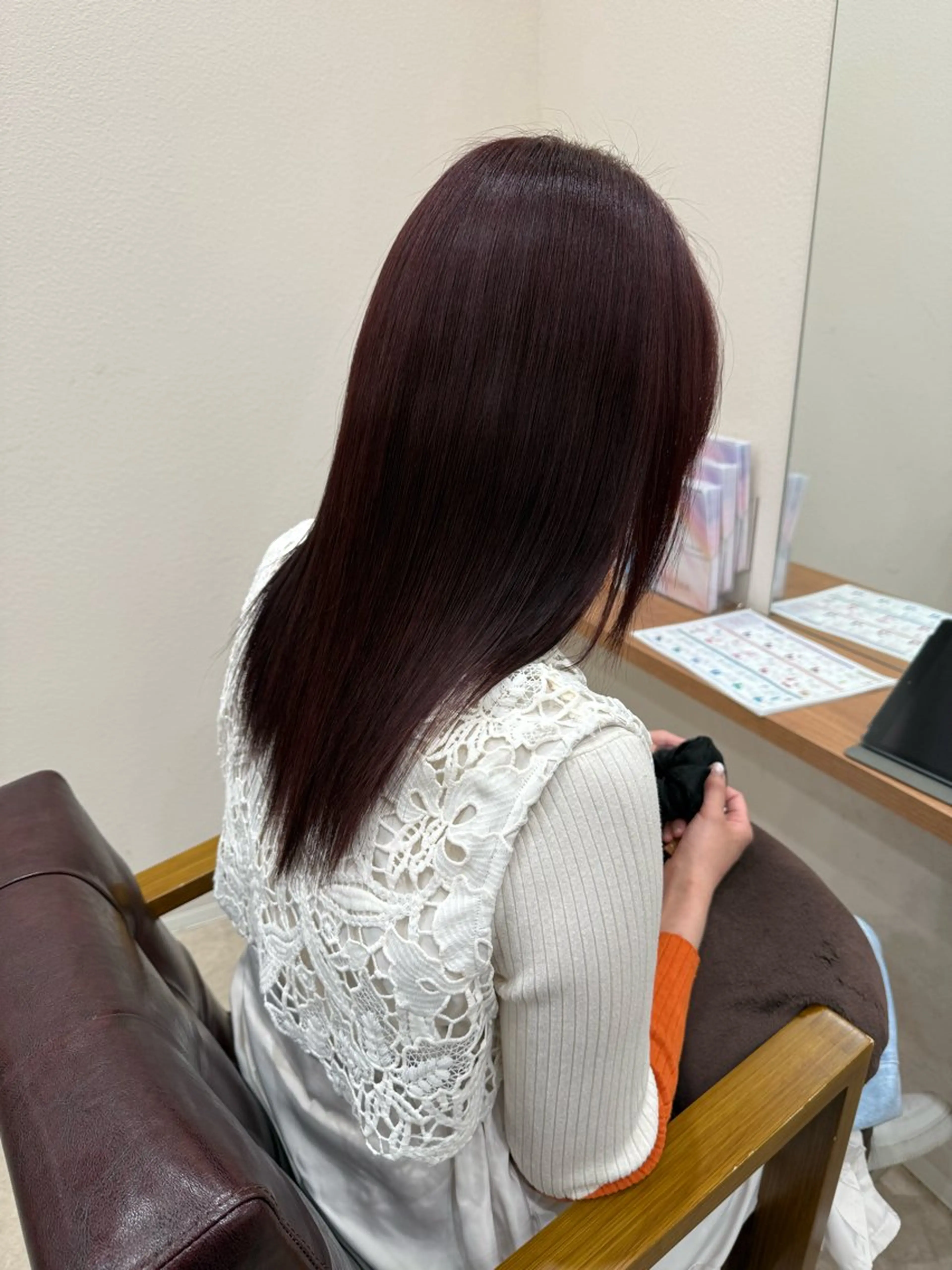 ロング ヘアカラー 松本 華林のヘアスタイル