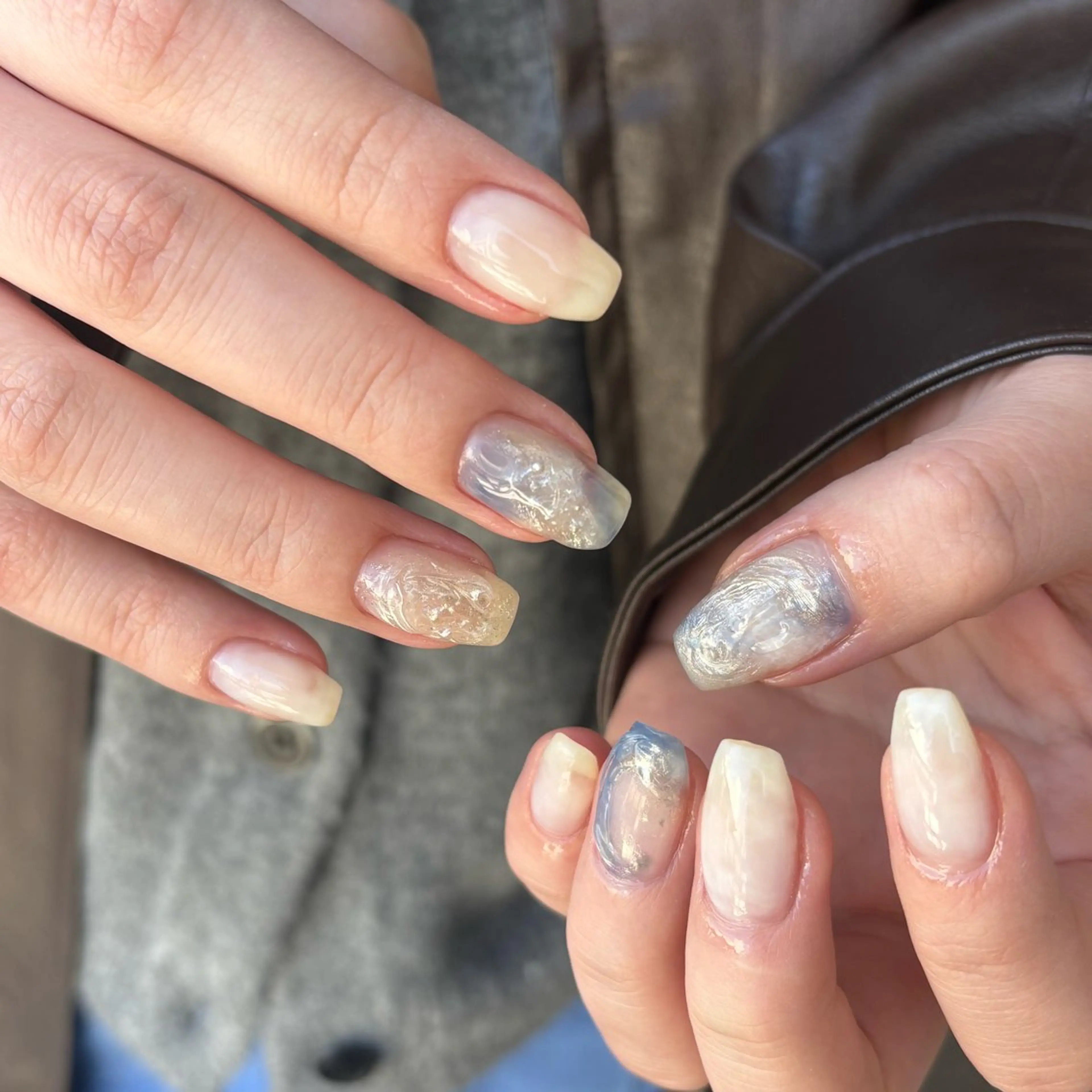 ネイル ハンドネイル カメレオン京橋🌻 草葉由佳のネイルデザイン