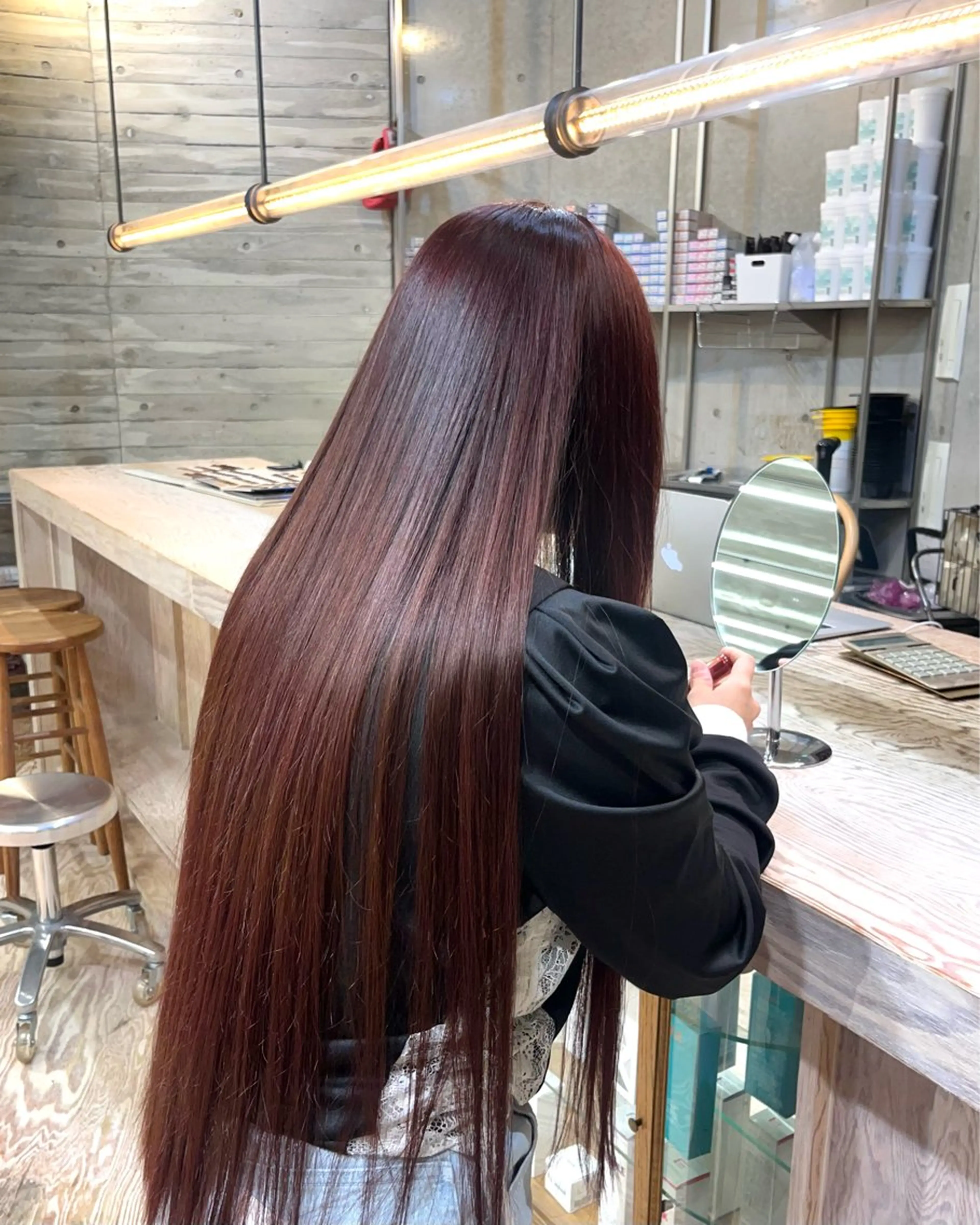 ロング カラー source cia所属・amane ⟡のヘアスタイル