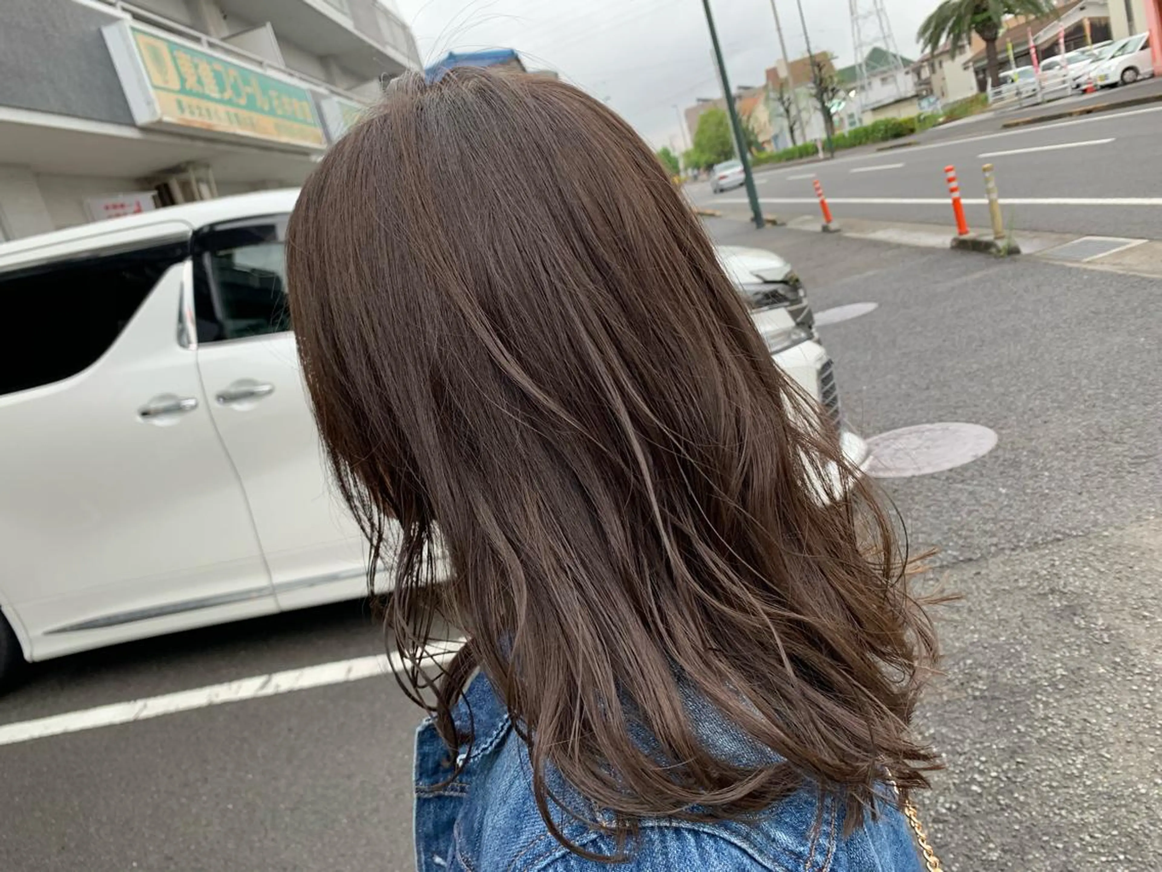 セミロング カラー ヘアカラー トリートメント IORI #韓国ヘア#髪質改善のヘアスタイル