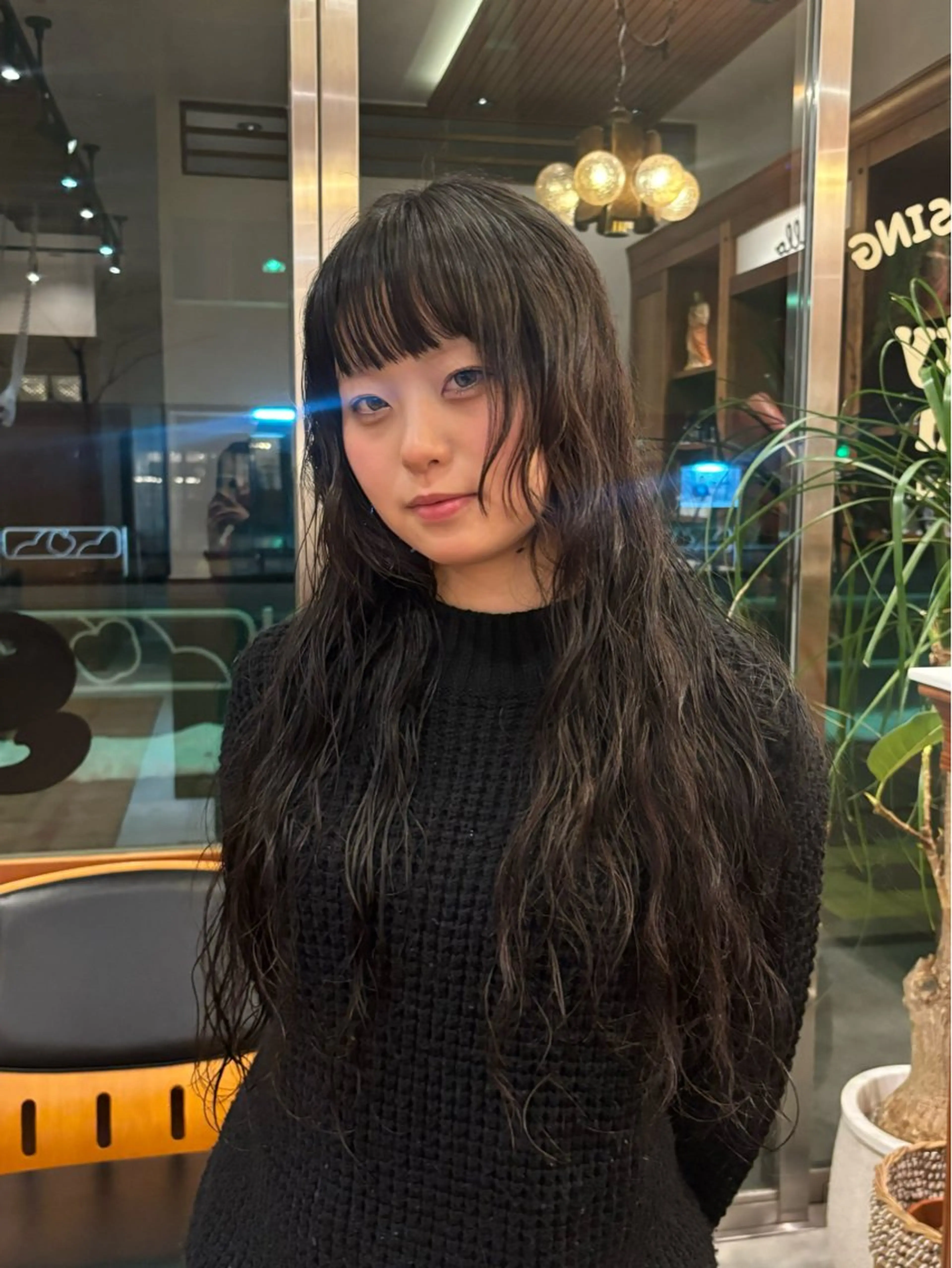 ロング SASAnagano 堀内未梨のヘアスタイル