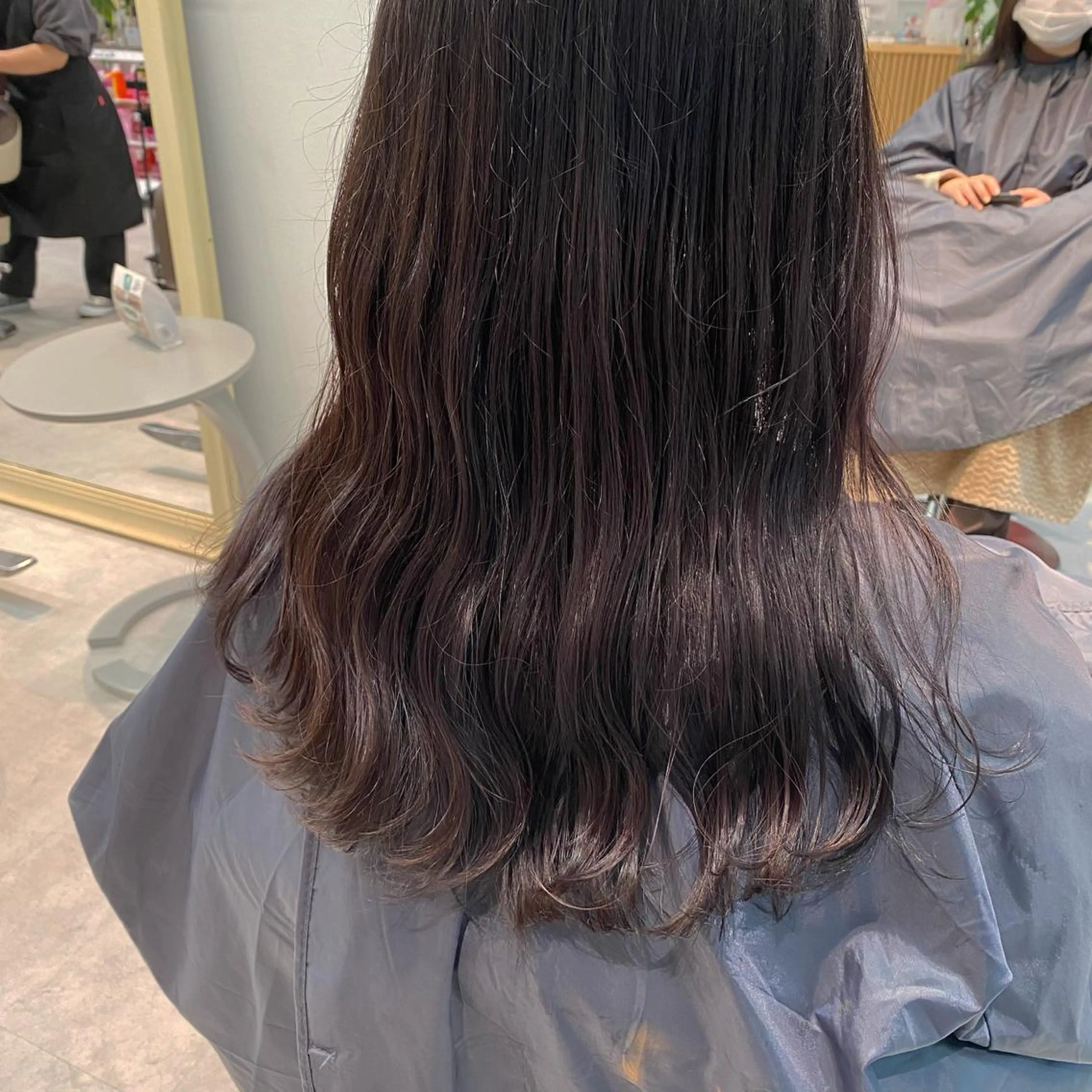 セミロング パープルカラー ヘアカラー 透明感カラー/ボブ / MARIE🍇のヘアスタイル