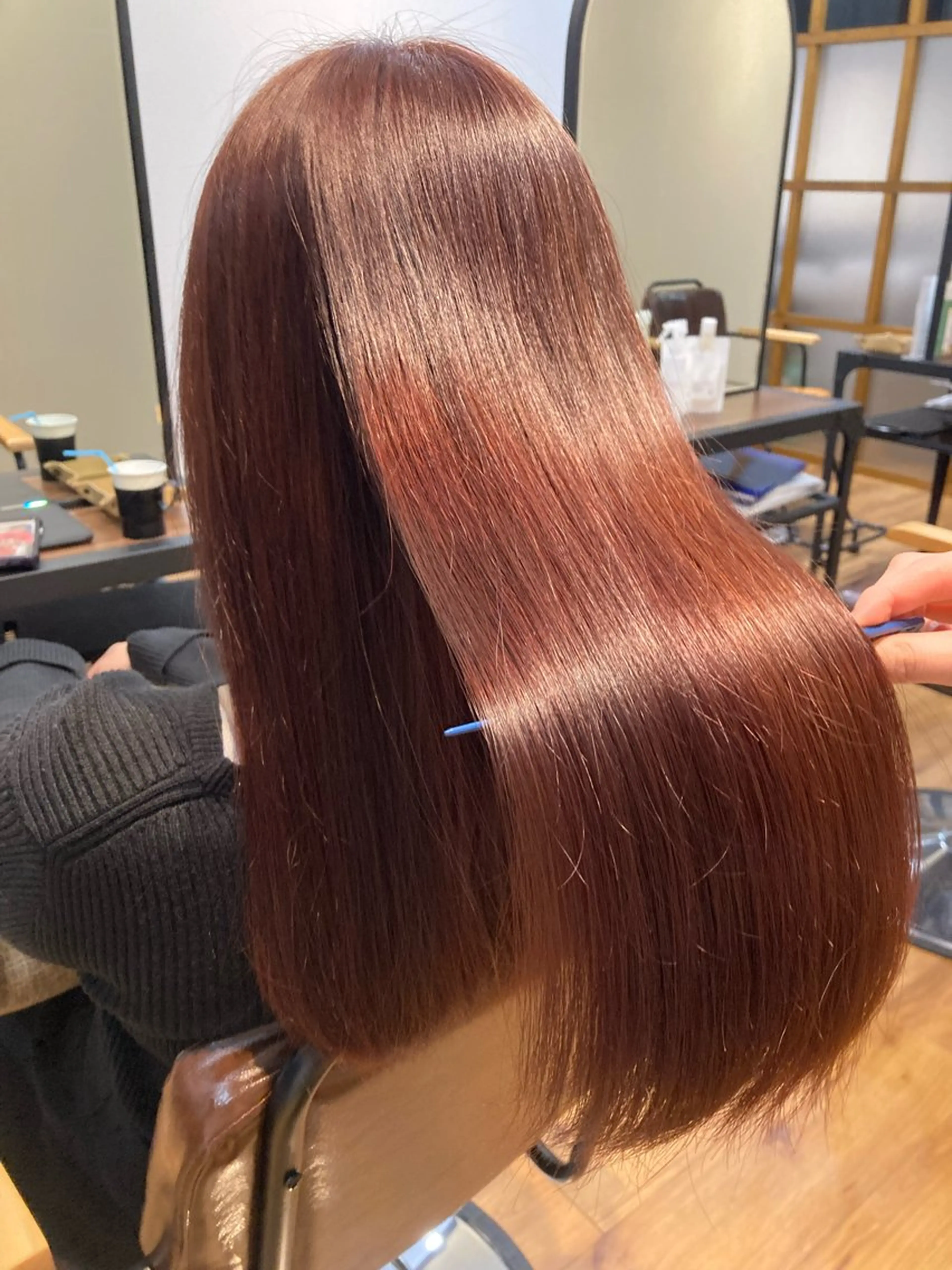 【カラーとケアを同時に💡】ワンカラー＋Miiトリートメントの写真