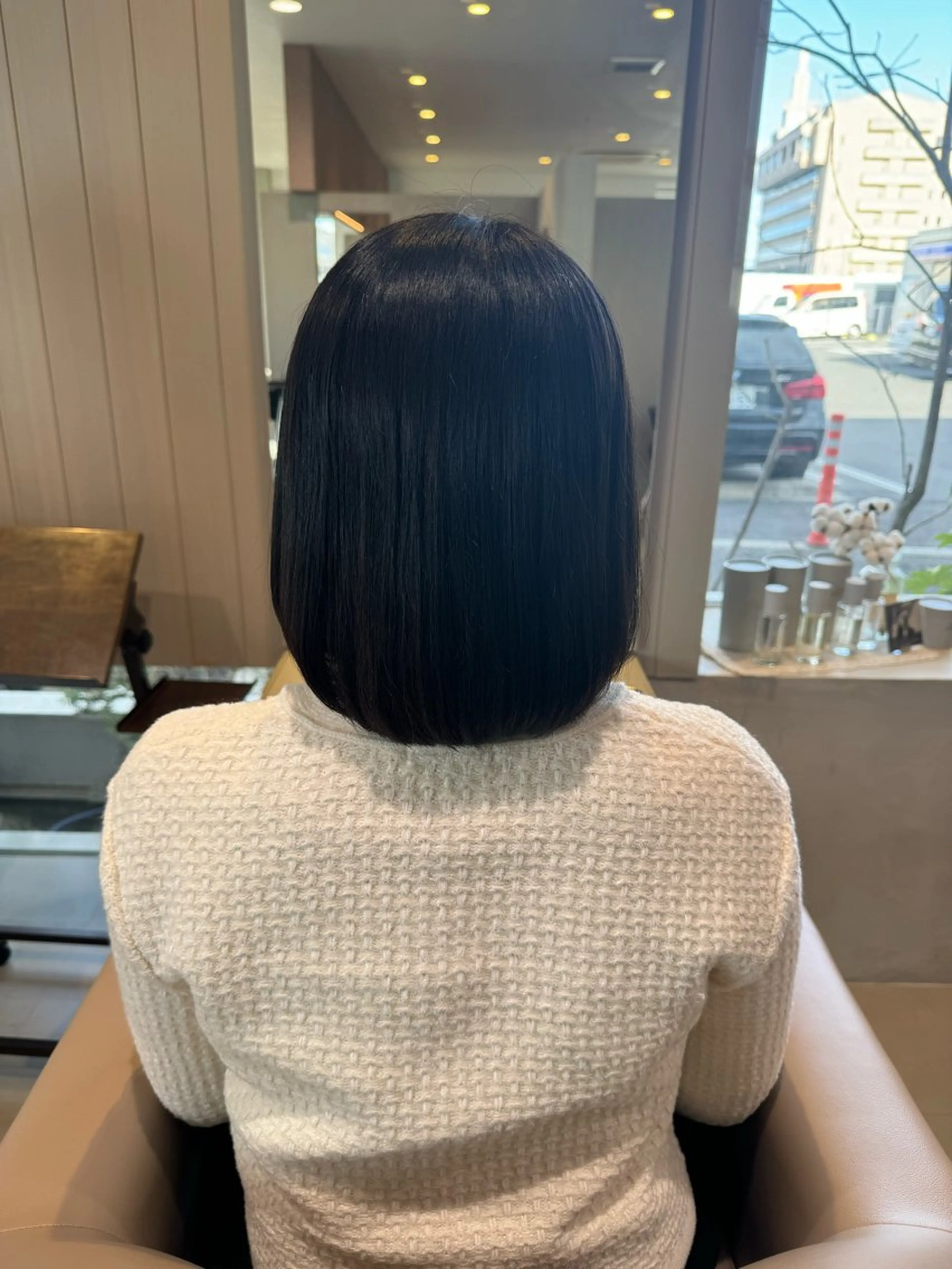 ミディアム 藤本 麗未のヘアスタイル