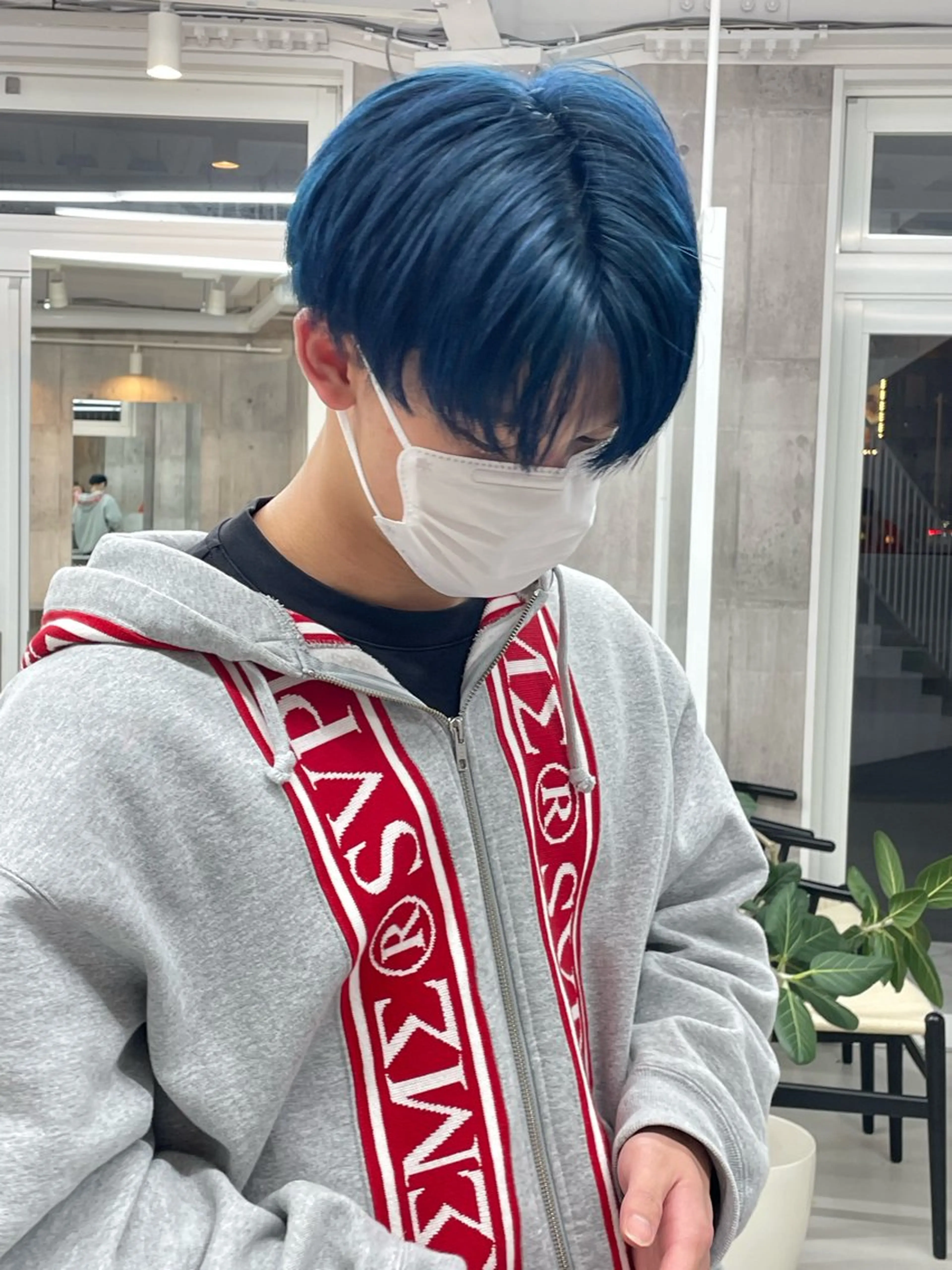 ショート メンズ メンズブリーチ トリートメント 錦 茉李 @lm.mari03のヘアスタイル