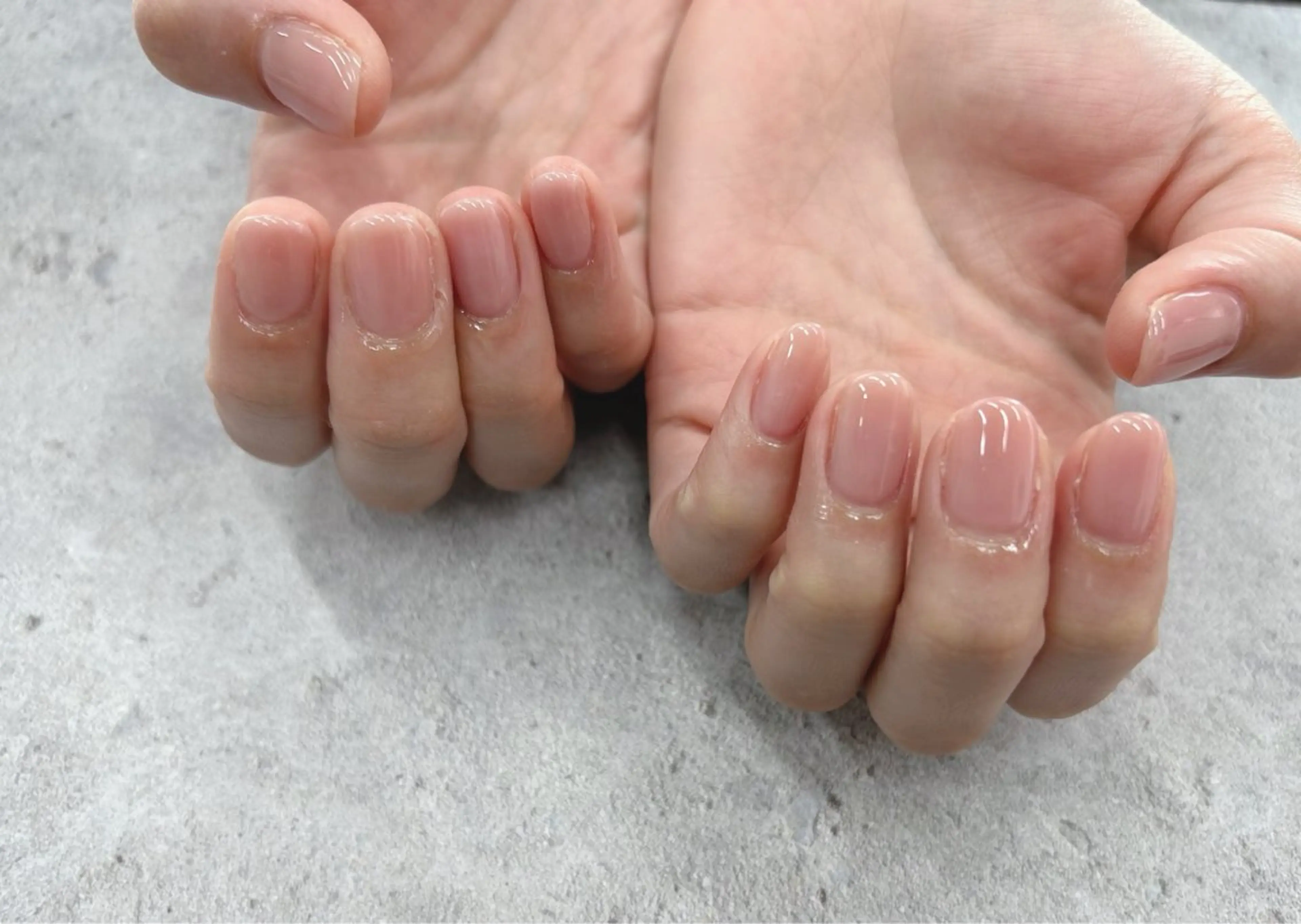 ネイル ピンク ピンクベージュ ハンドネイル Nail Salon agré所属・agré ネイルサロン　アグレのネイルデザイン