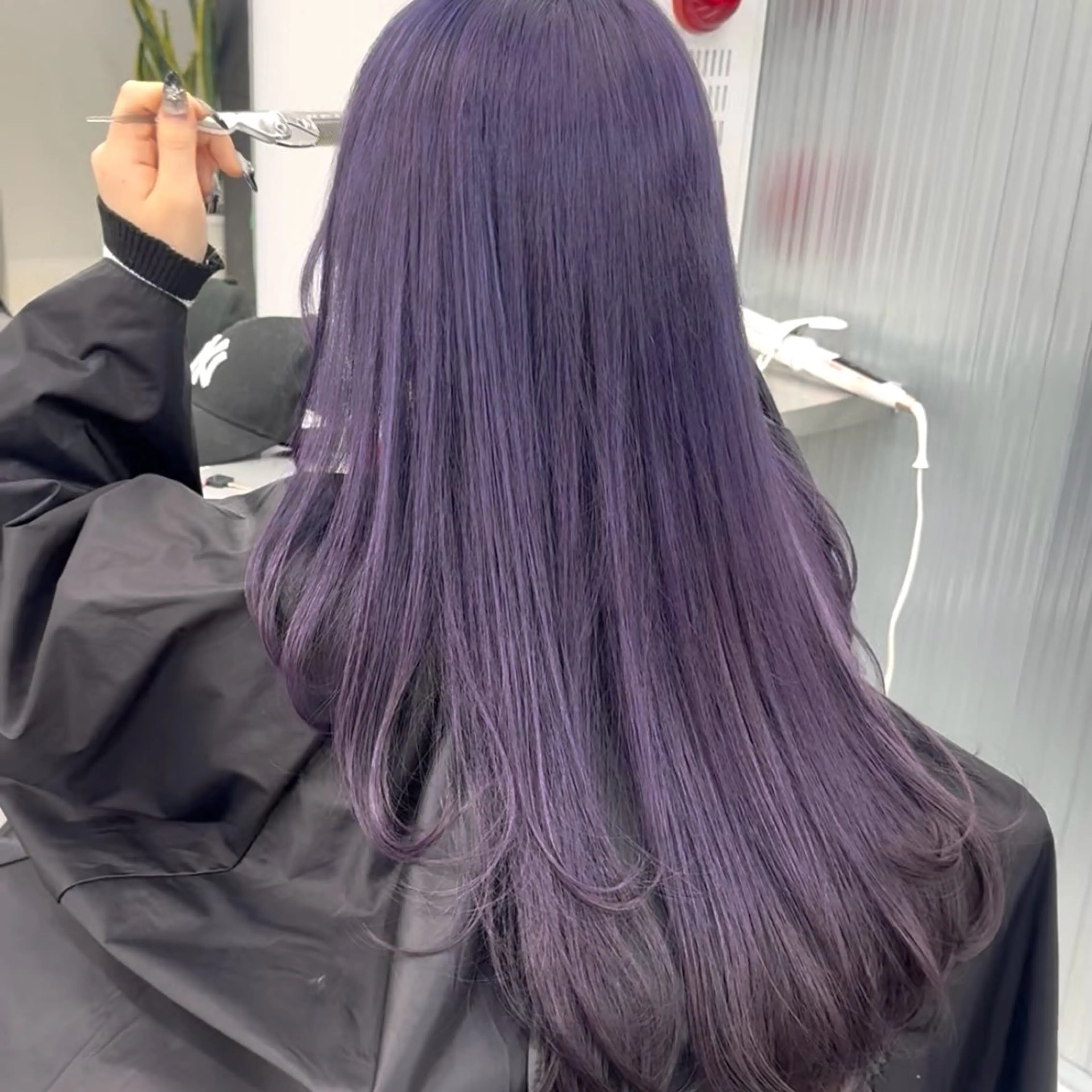 ロング カラー ヘアカラー トリートメント 透明感/ 艶ハイトーン/梨桜のヘアスタイル