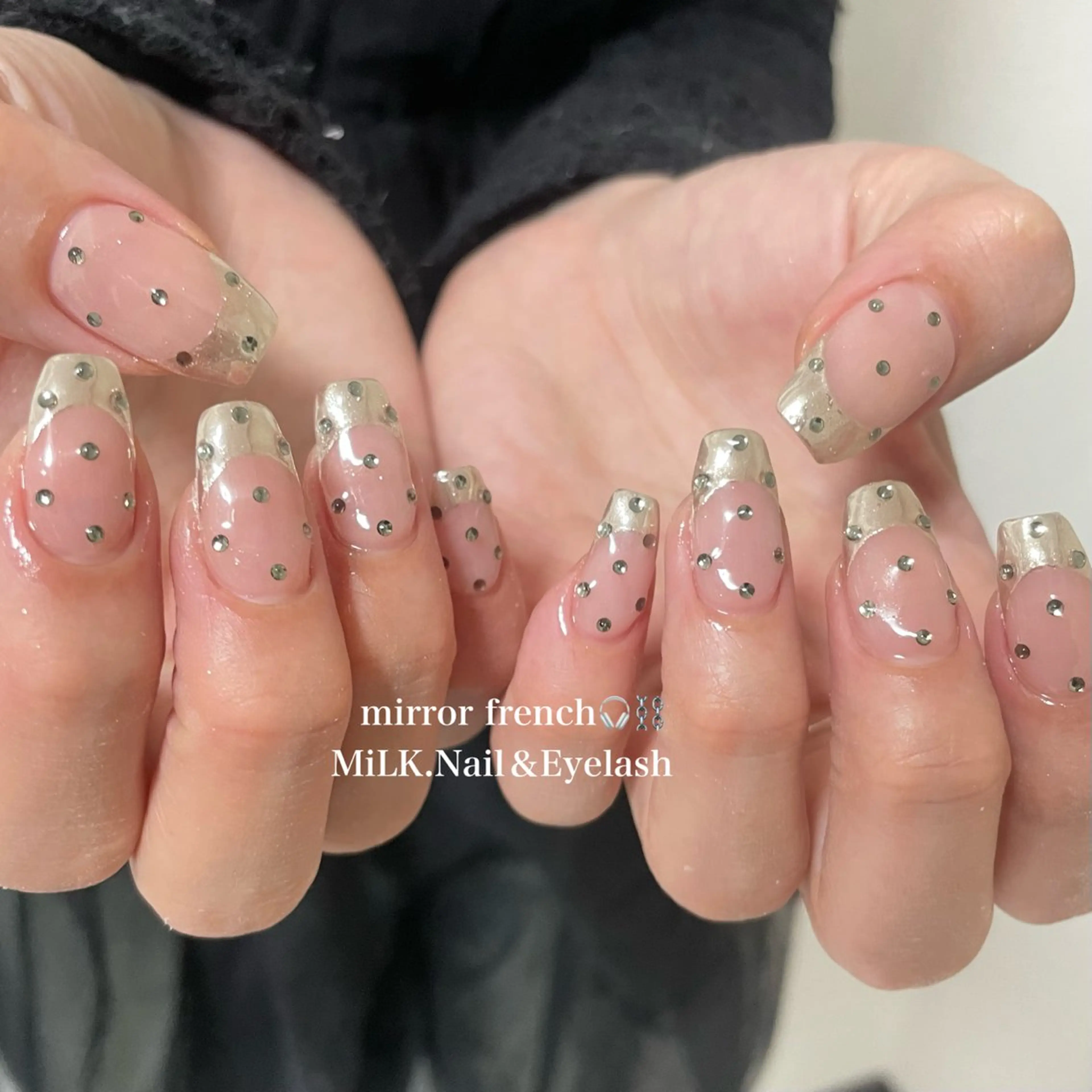 ネイル ゴールド ハンドネイル MiLK.   Nail&Eyelash所属・MiLK. wakaのマツエク・マツパデザイン