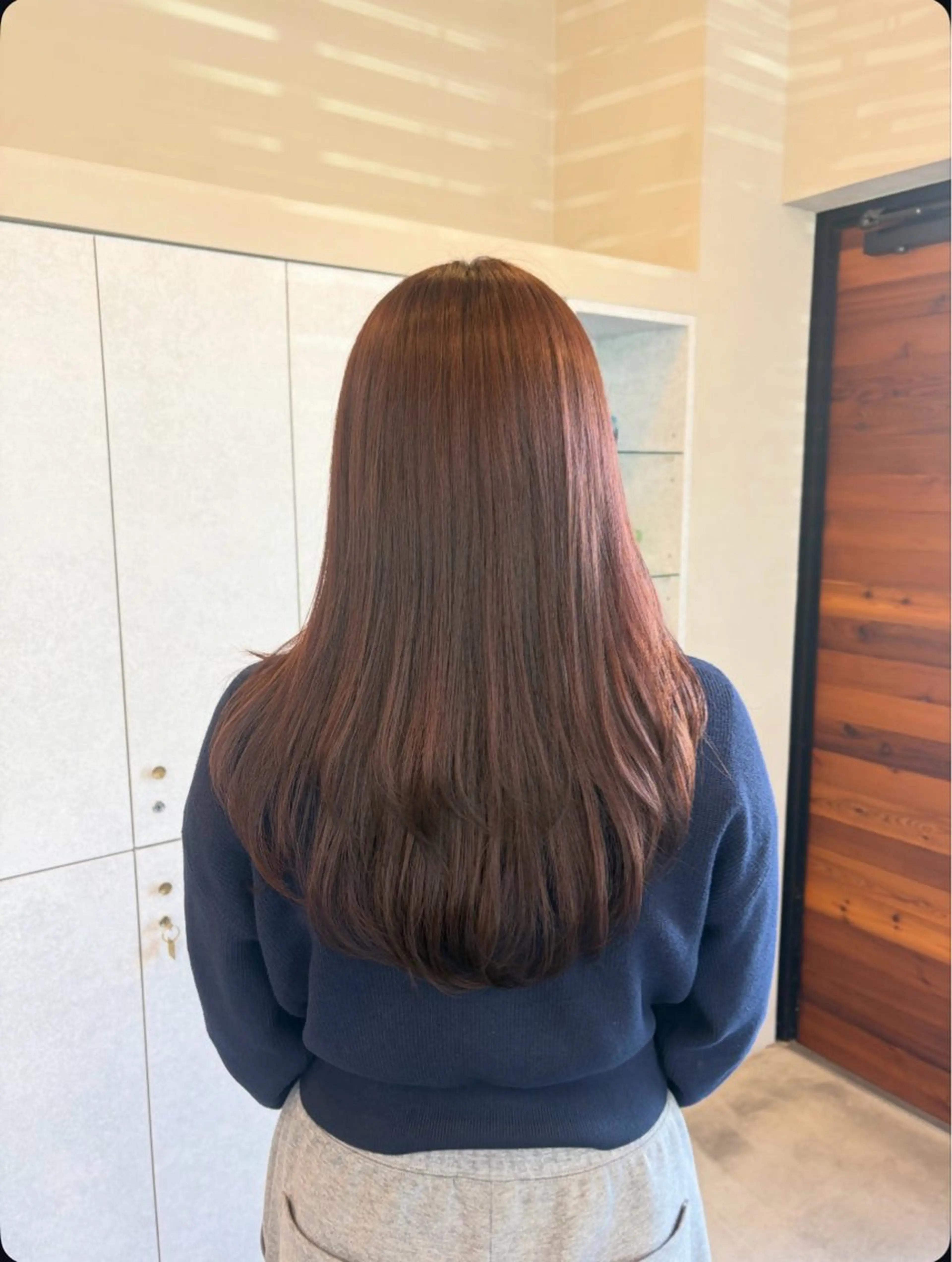 ロング カラー ブラウンカラー ピンクカラー ピンクブラウン 暖色カラー/透明感 ベージュ/結羽🌼のヘアスタイル