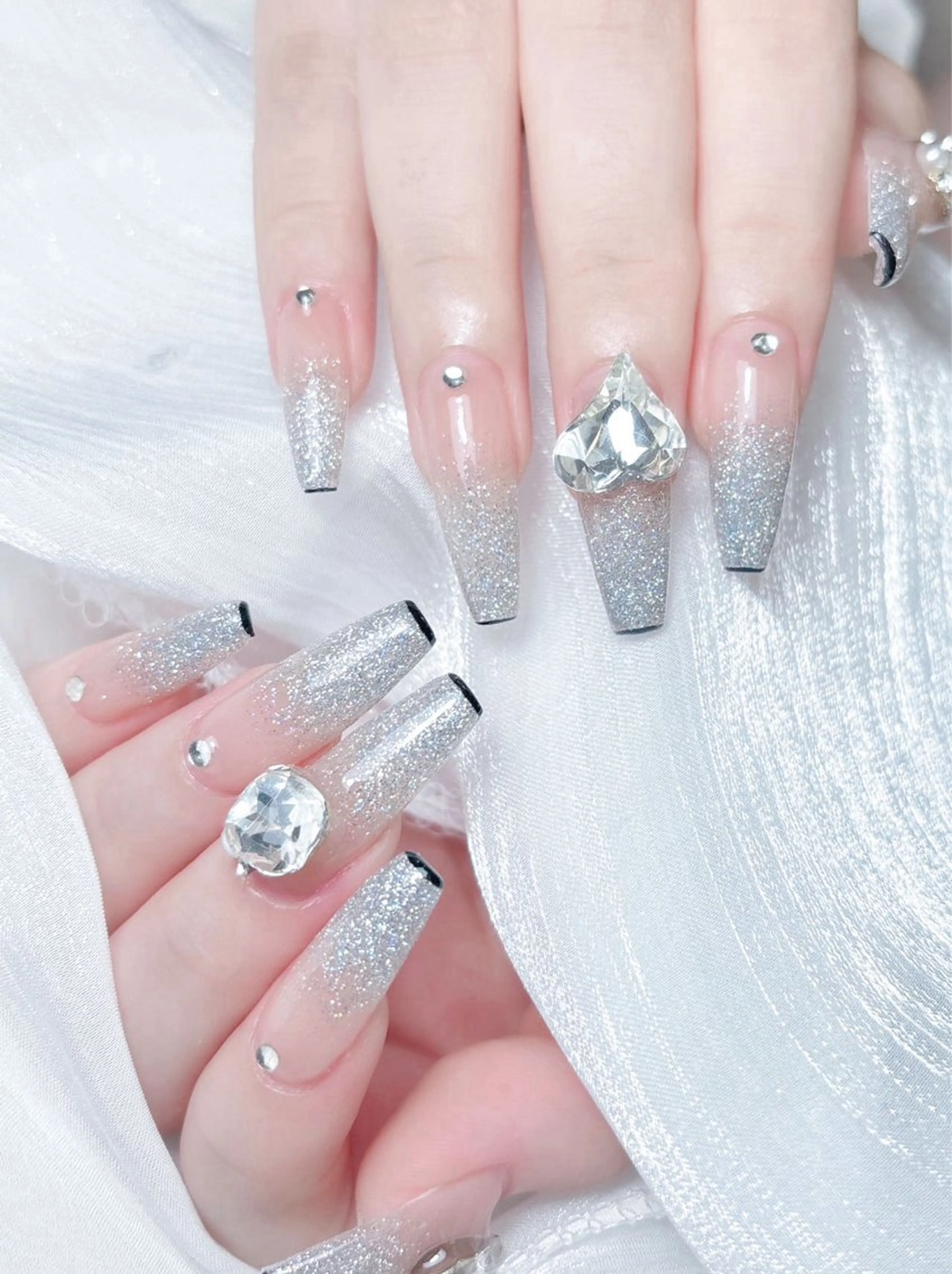 ネイル ハンドネイル M🌷nail 長さだし専門店のネイルデザイン