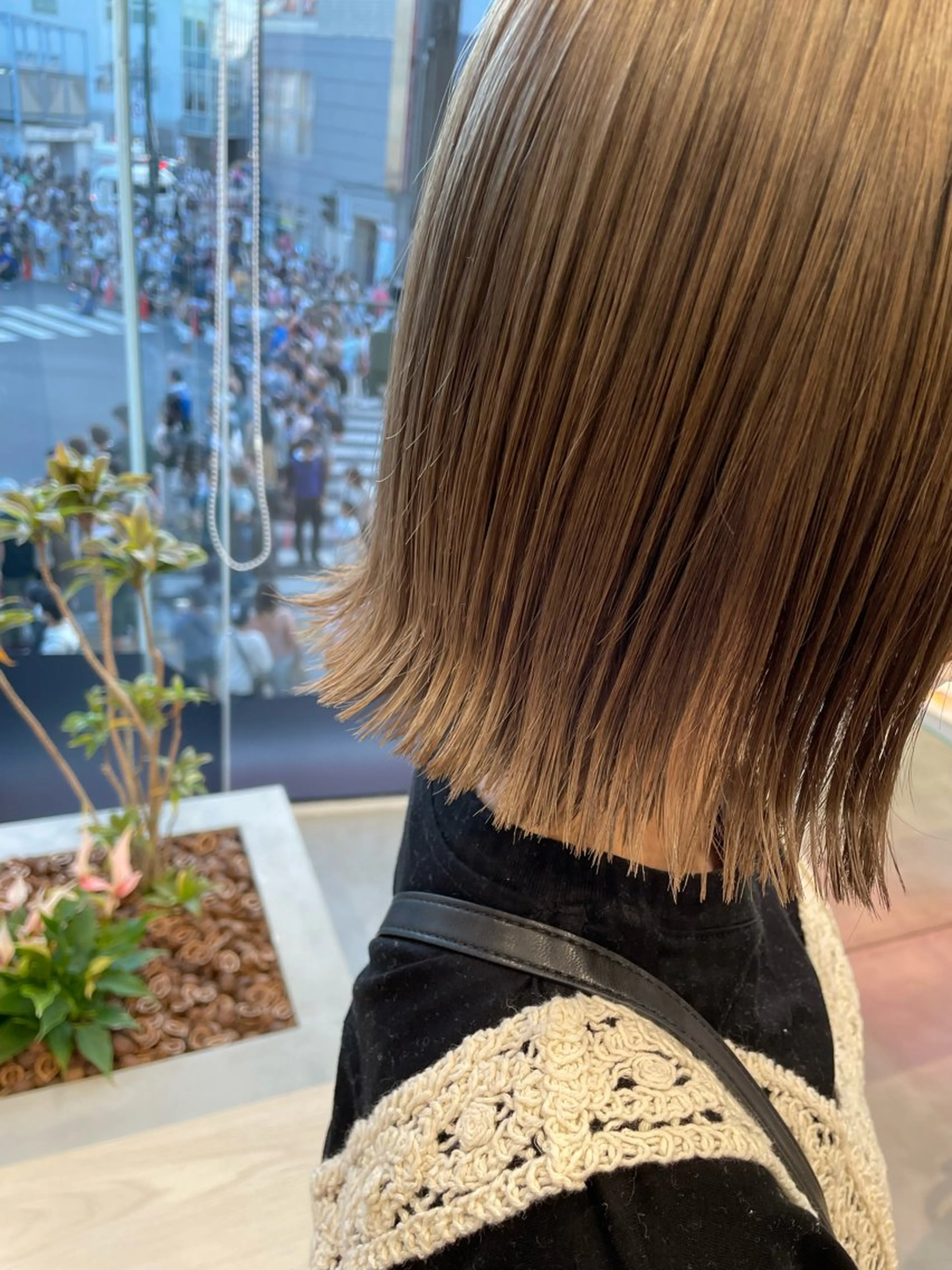 ショート カラー メンズカット ボブ/米崎駿也のヘアスタイル