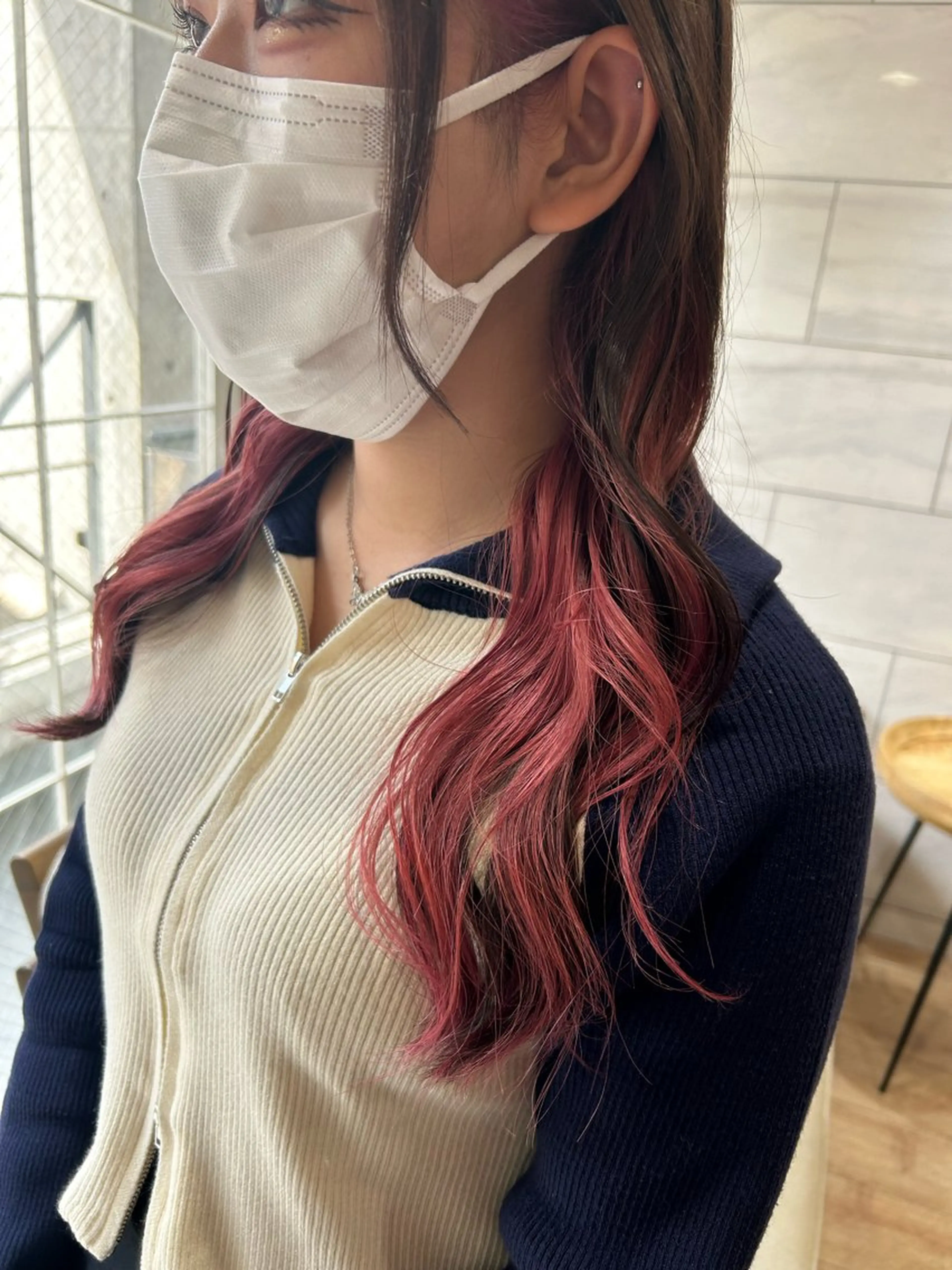 ロング カラー インナーカラー 学生指名率No.1 YUTOのヘアスタイル