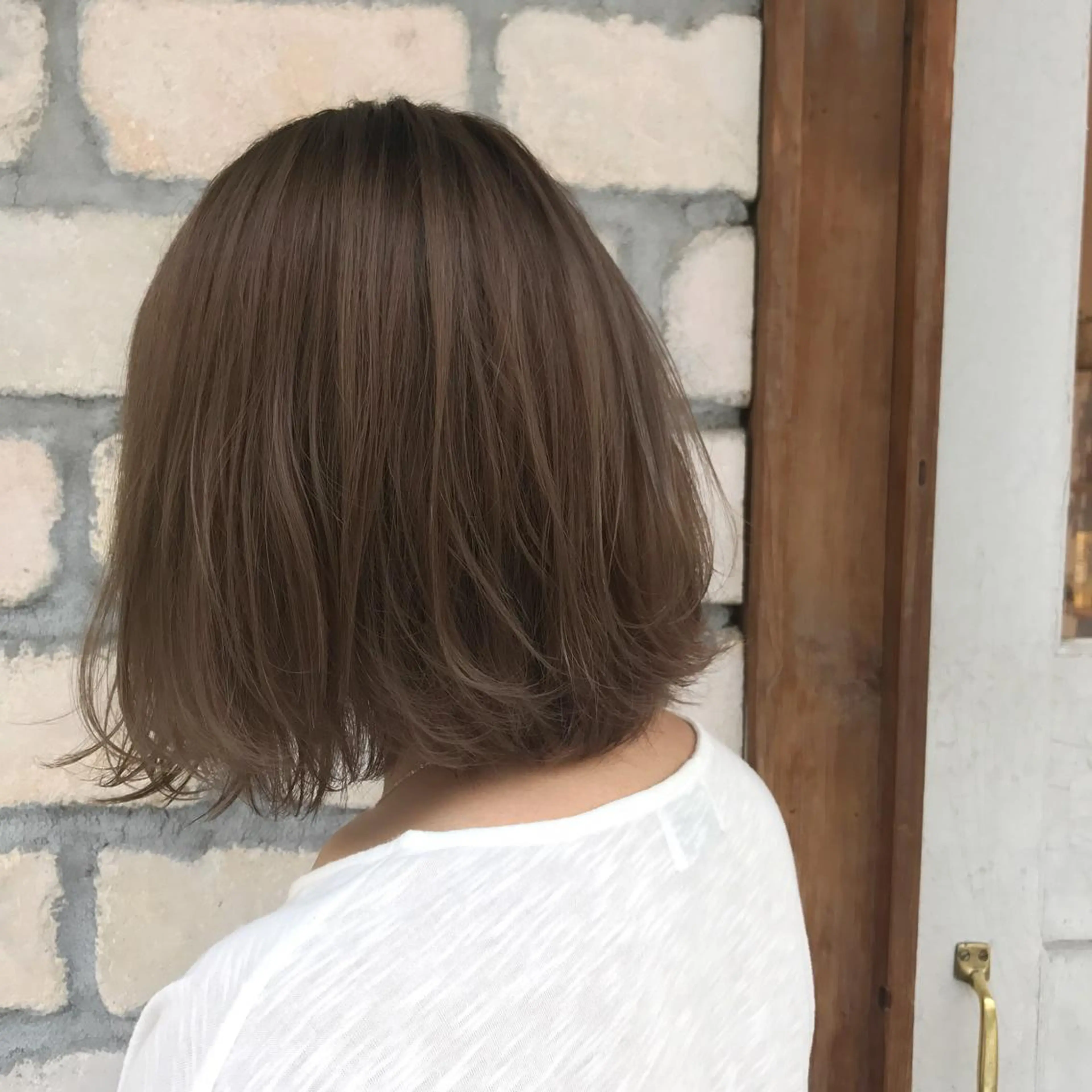 ミディアム カラー ベージュカラー emme エミィ/立川のヘアスタイル