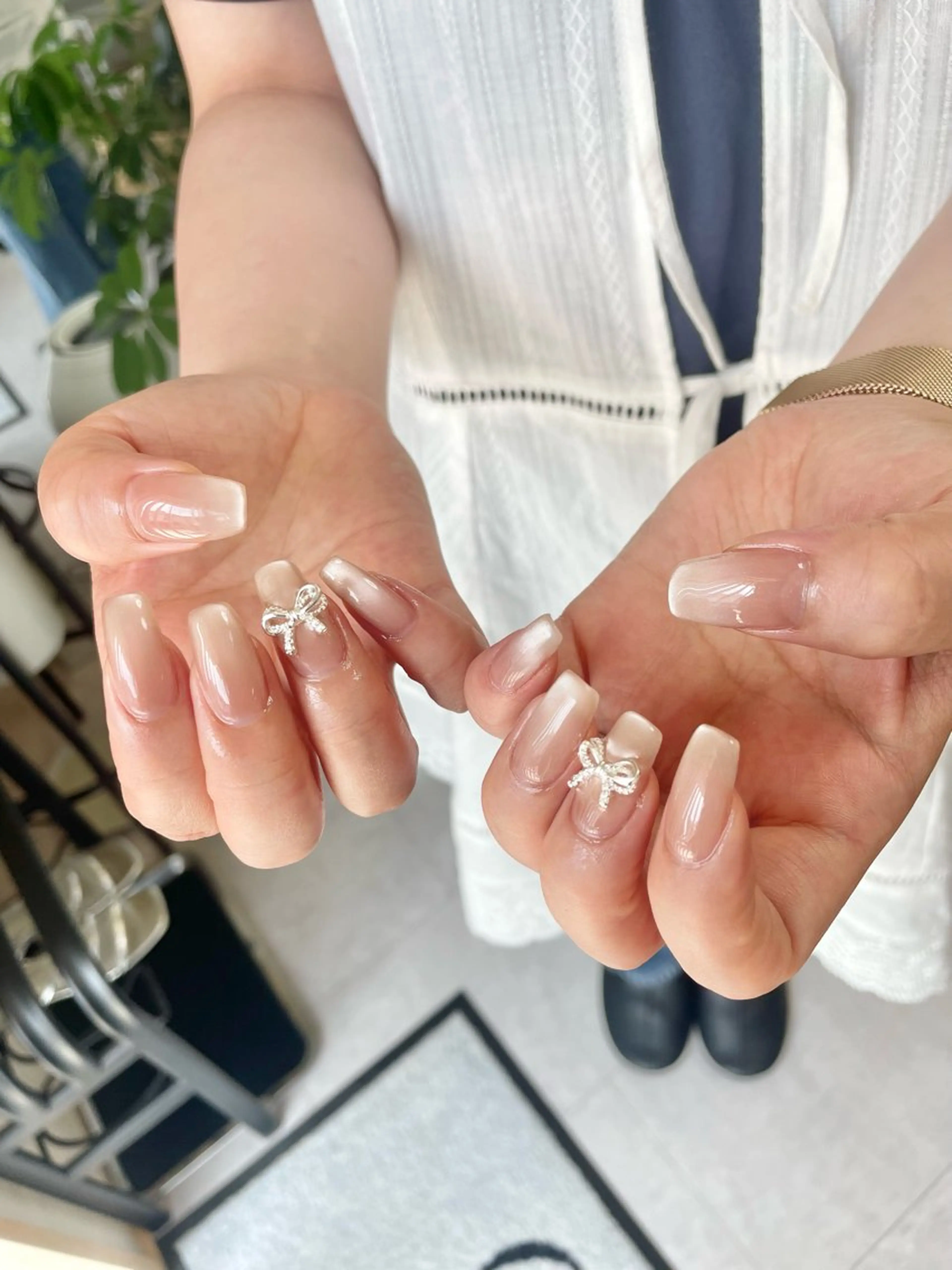 【オフ無料】マグネットネイル🫧の写真