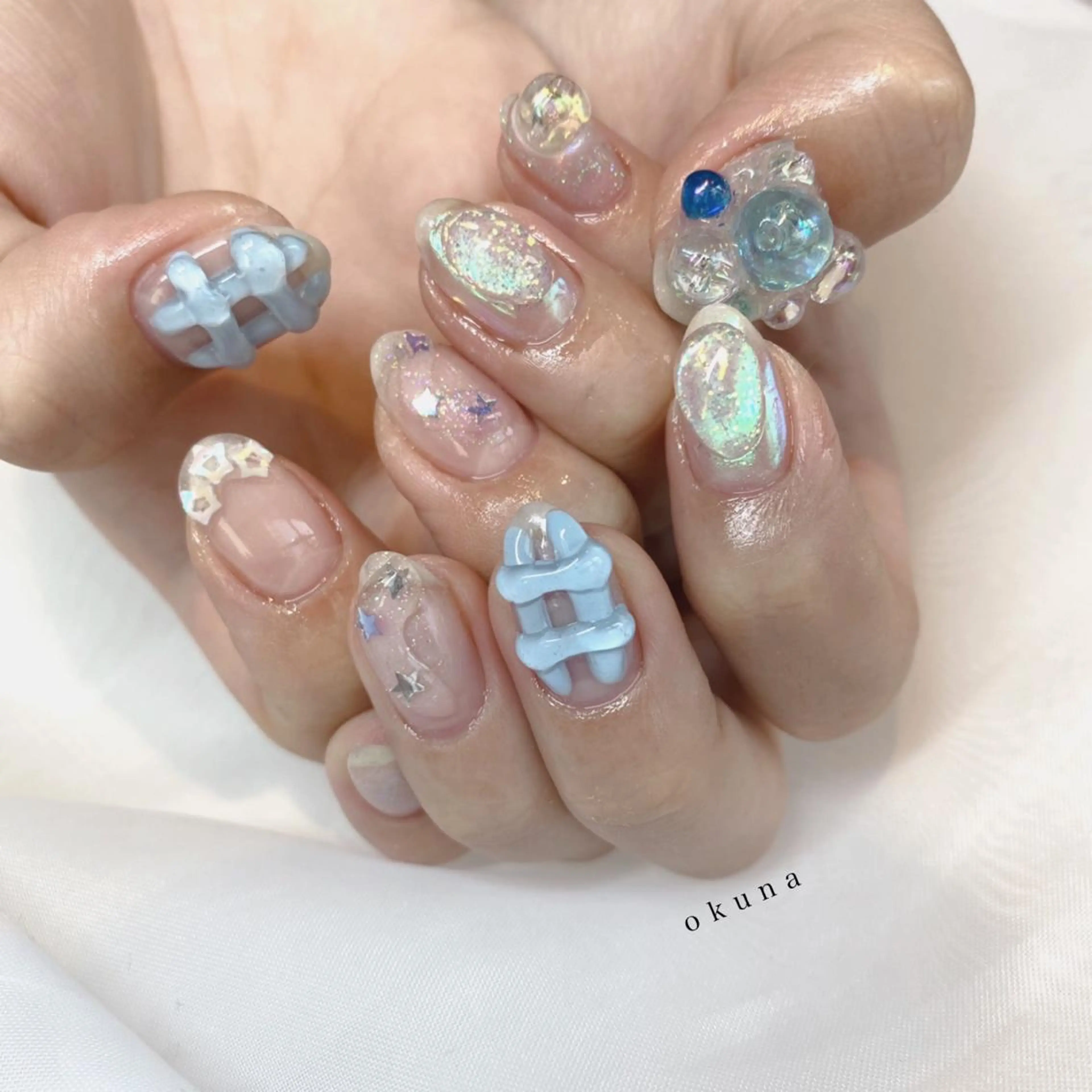 ネイル ニュアンスネイル パンチャパンチャ ネイルサロンのネイルデザイン