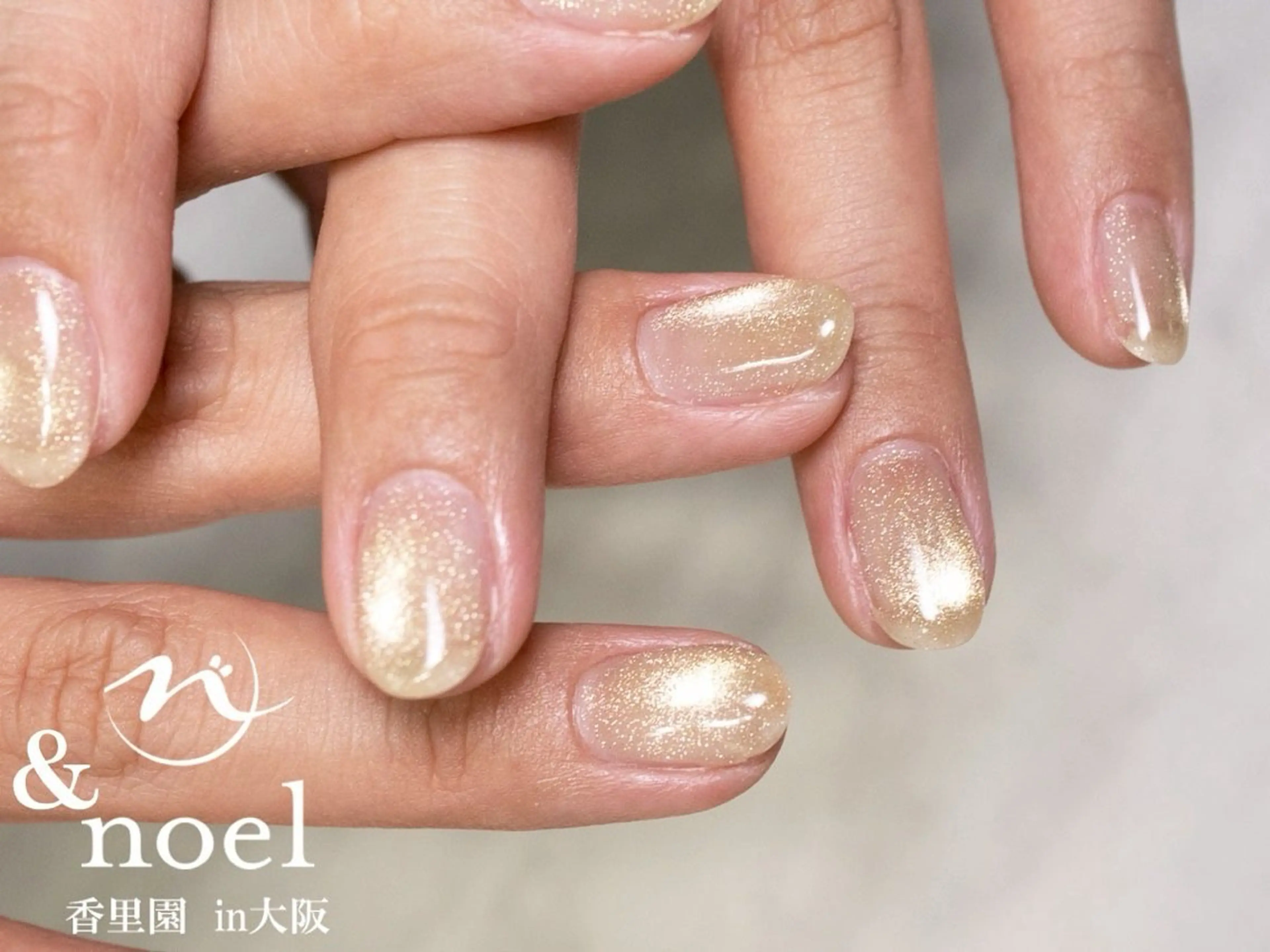 ネイル キラキラネイル マグネットネイル ハンドネイル Nailsalon Noël所属・Nailsalon ＆Noelのネイルデザイン