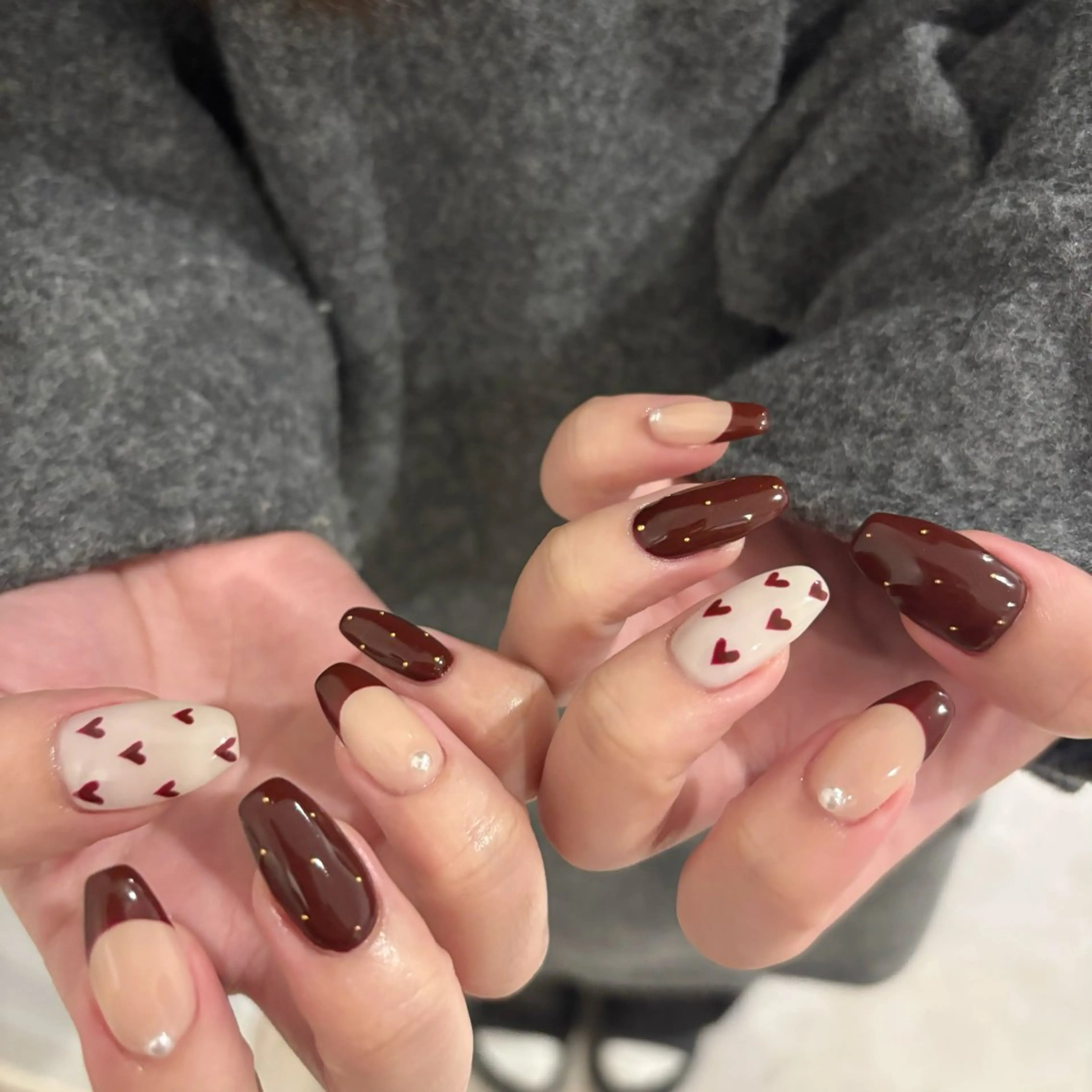 ネイル ハンドネイル nailsalon mooi.外苑前所属・-mooi.- M a h oのネイルデザイン