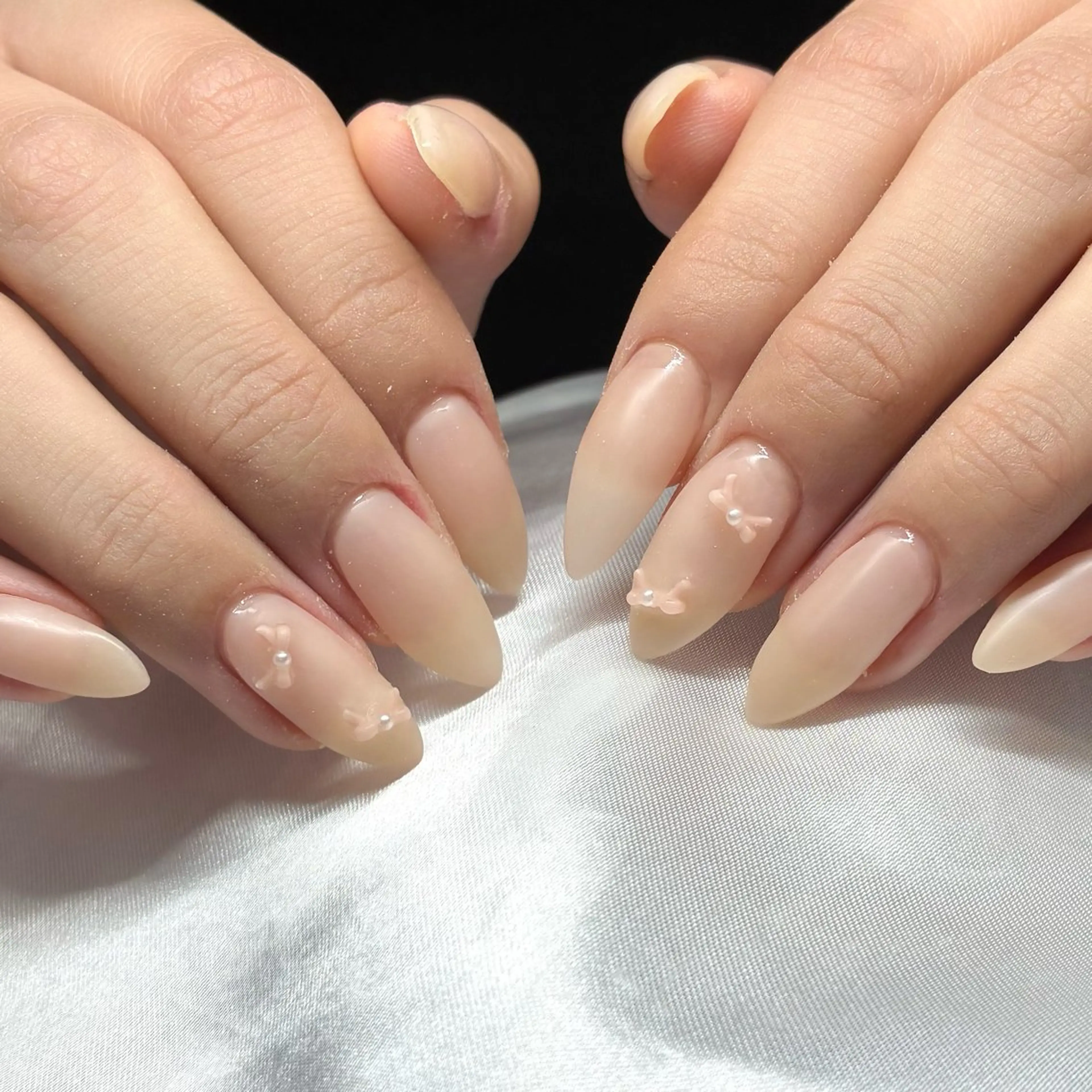 ネイル マットネイル ハンドネイル Nail ヌシん家 AKANEのネイルデザイン