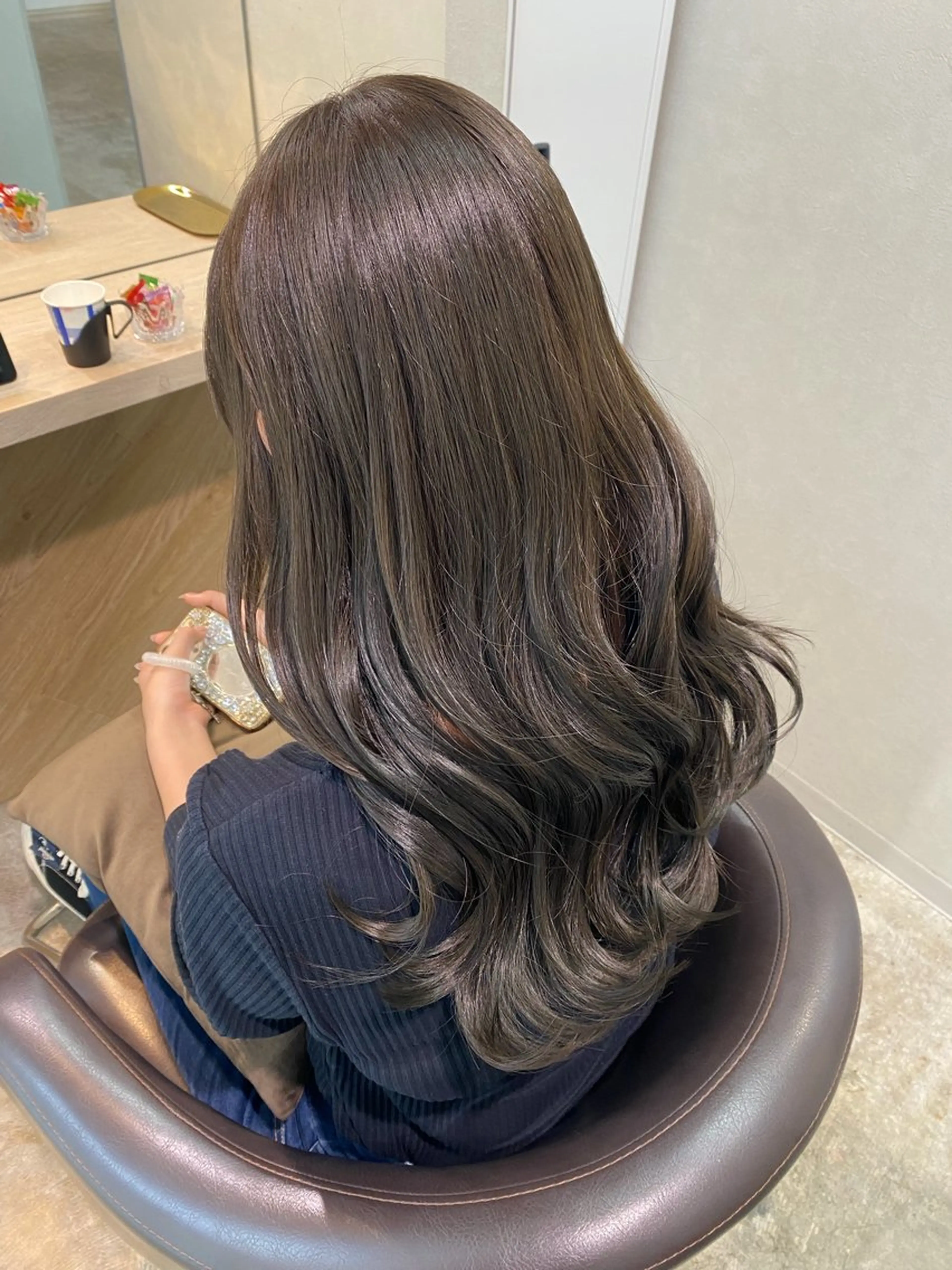 ロング カット ヘアカラー 髪質改善/艶カラー 🎀ヘアアレンジ🎀のヘアスタイル