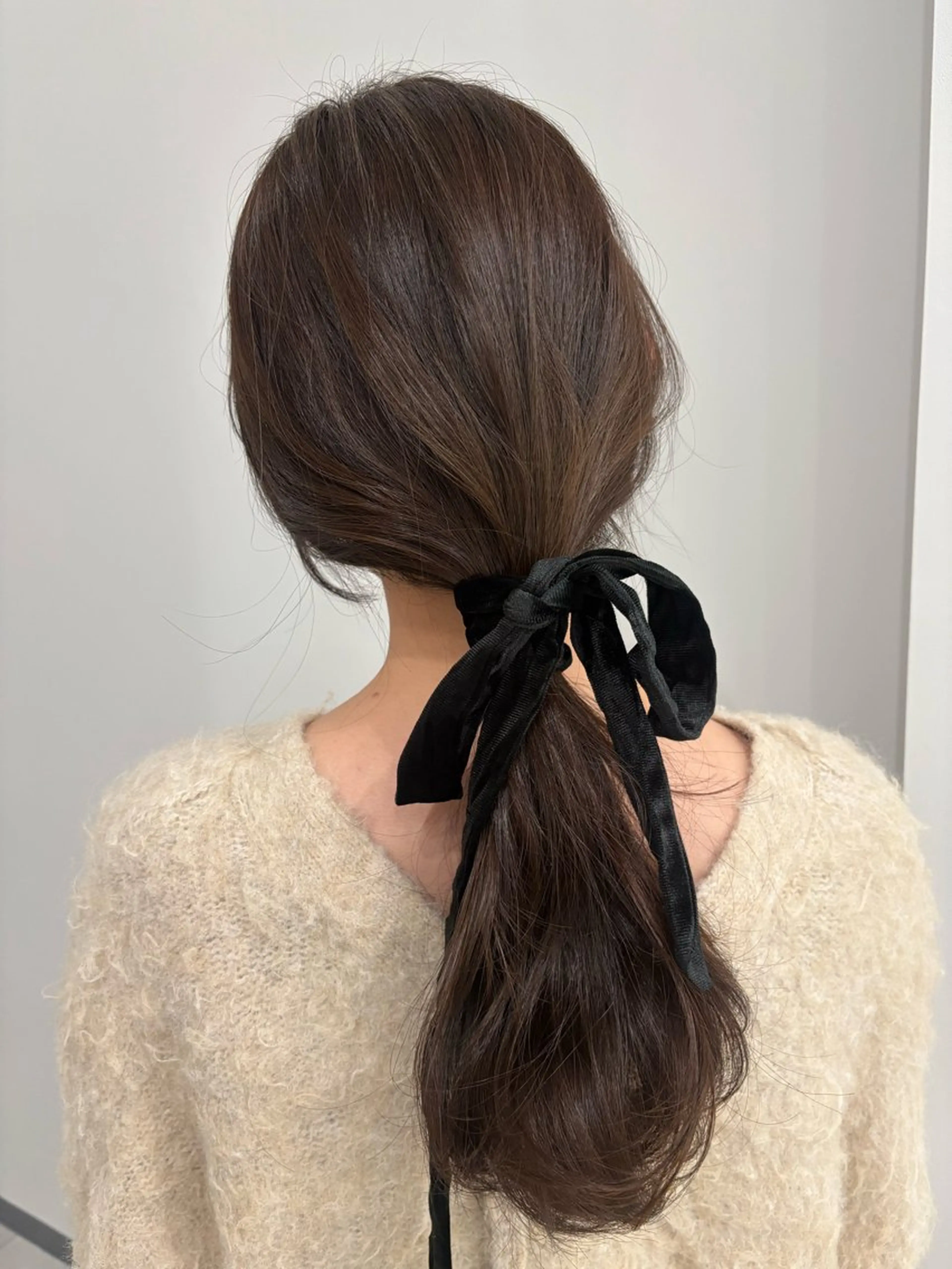 セミロング ヘアカラー トリートメント velua yumekaのヘアスタイル