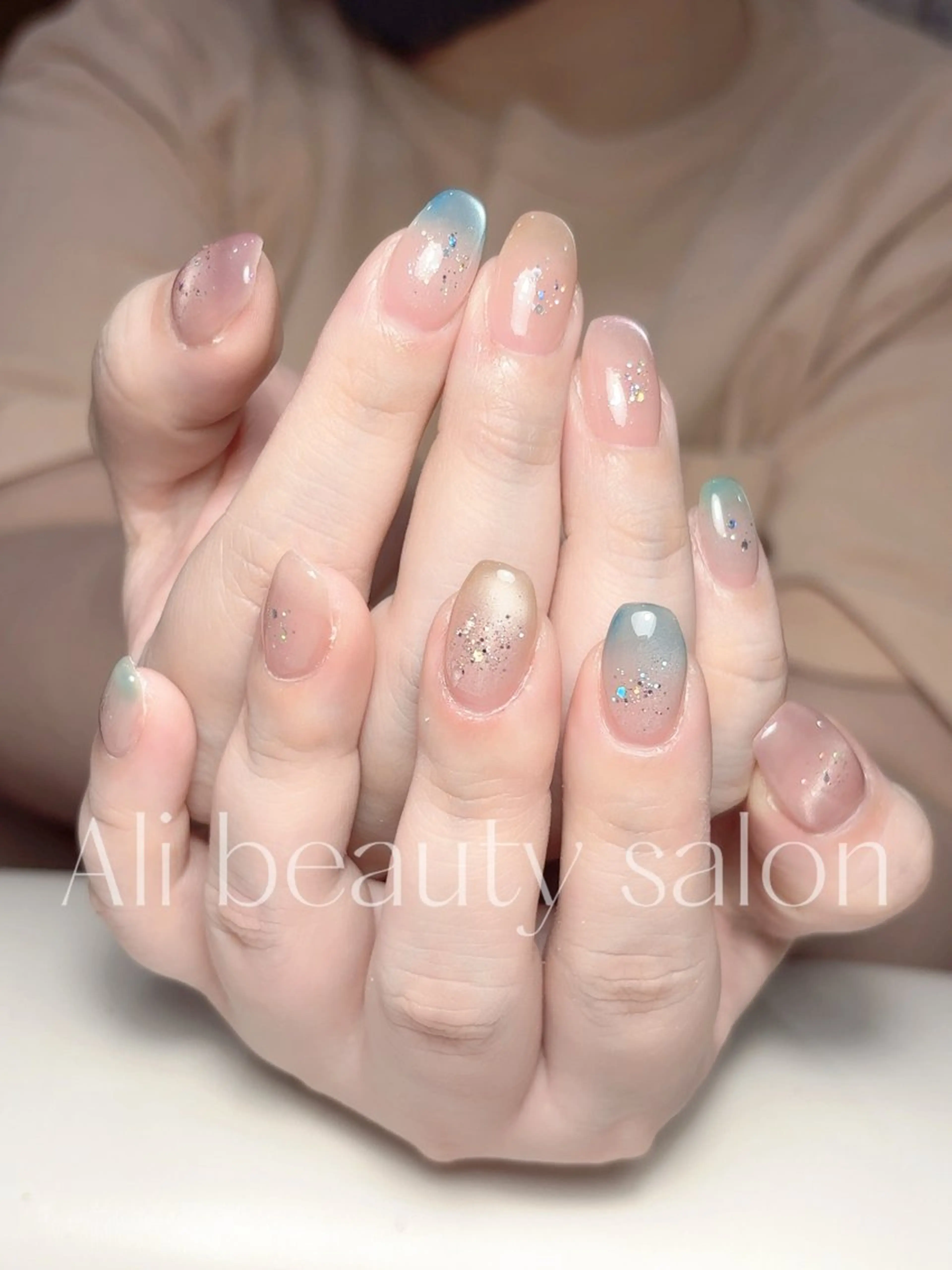 ネイル ラメ(グリッター) マグネットネイル ハンドネイル Ali 新小岩 ネイル専門のネイルデザイン