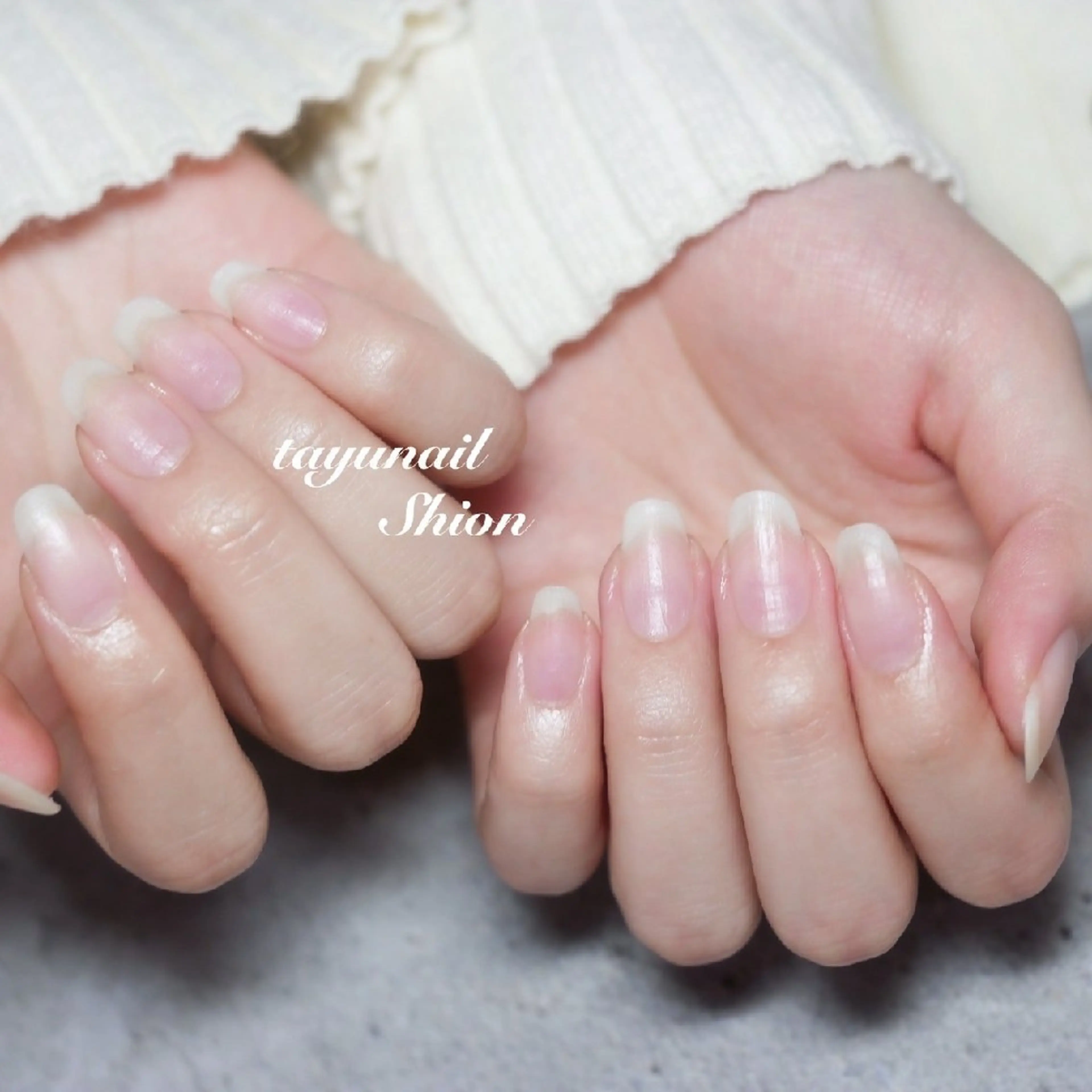 ネイル ジェルネイル パラジェル 春ネイル ネイルサロン・ネイルスクール　たゆnail所属・ネイルサロン 【たゆnail】のネイルデザイン