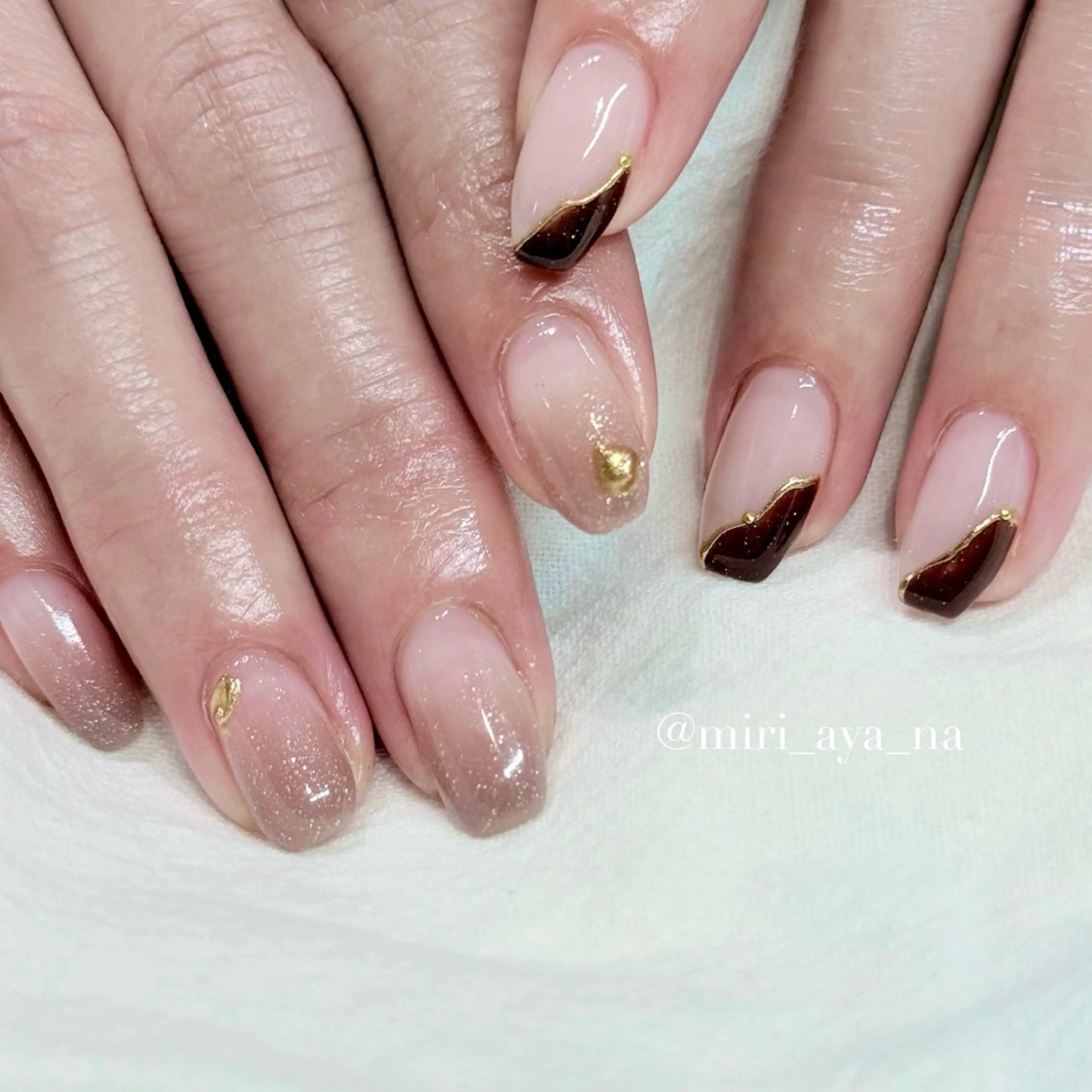 ネイル ハンドネイル 新宿代々木/ちゅるん ワンホン/aya🤍のネイルデザイン