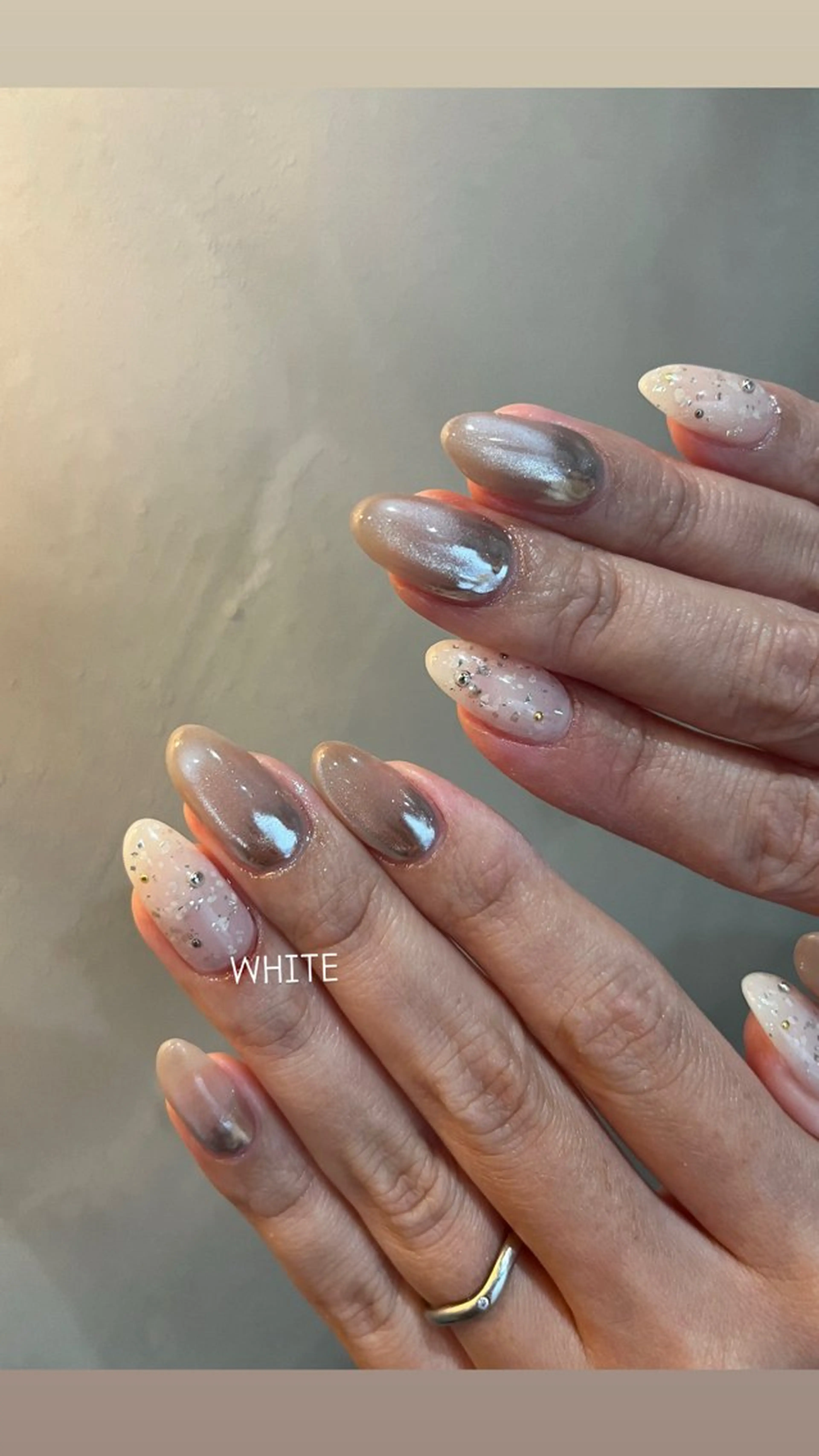 ネイル ハンドネイル WHITE所属・Lily WHITEのネイルデザイン