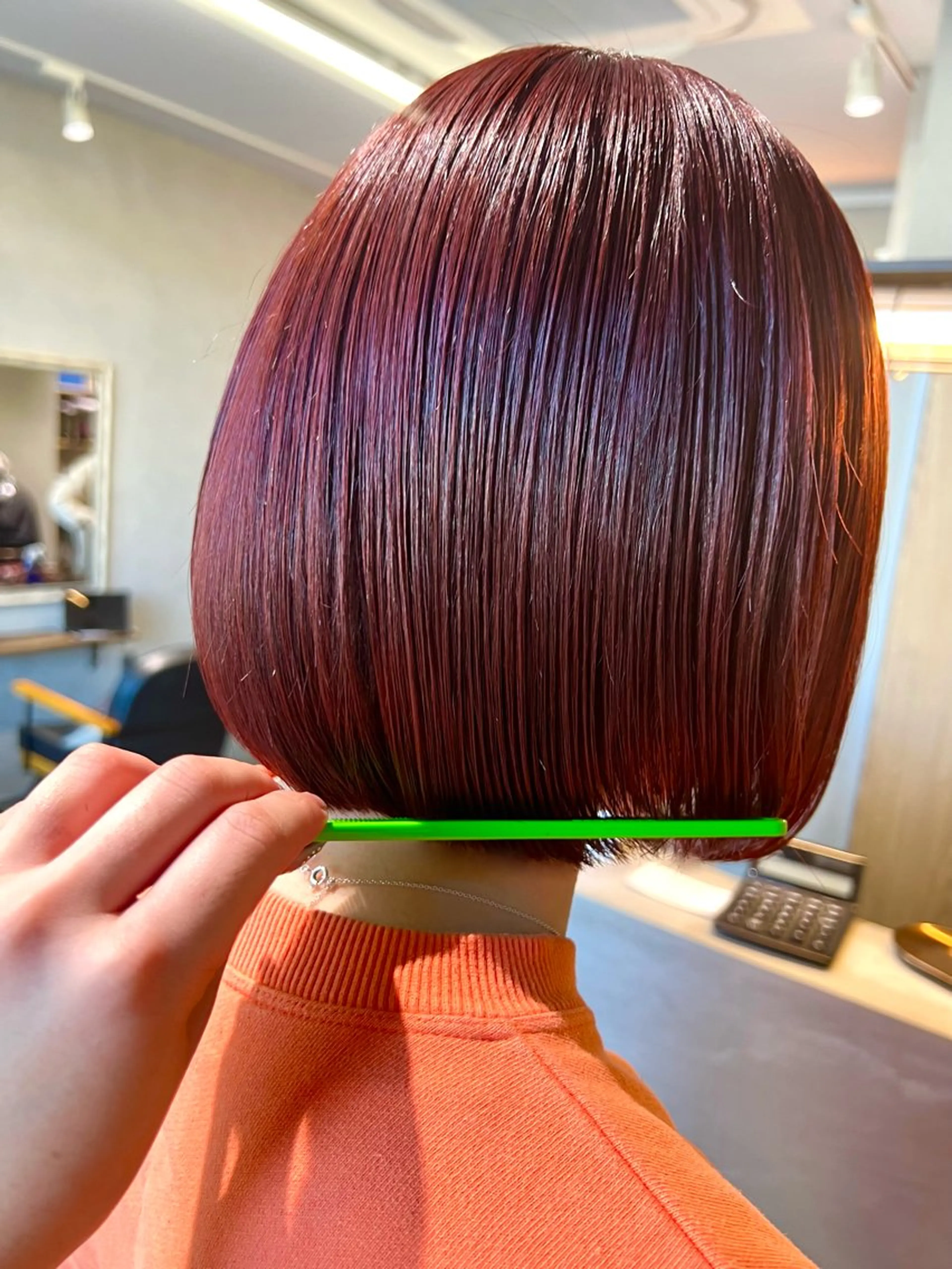 ミディアム パーマ morrow by suntown所属・💙AKANE ハイトーン特化💙のヘアスタイル