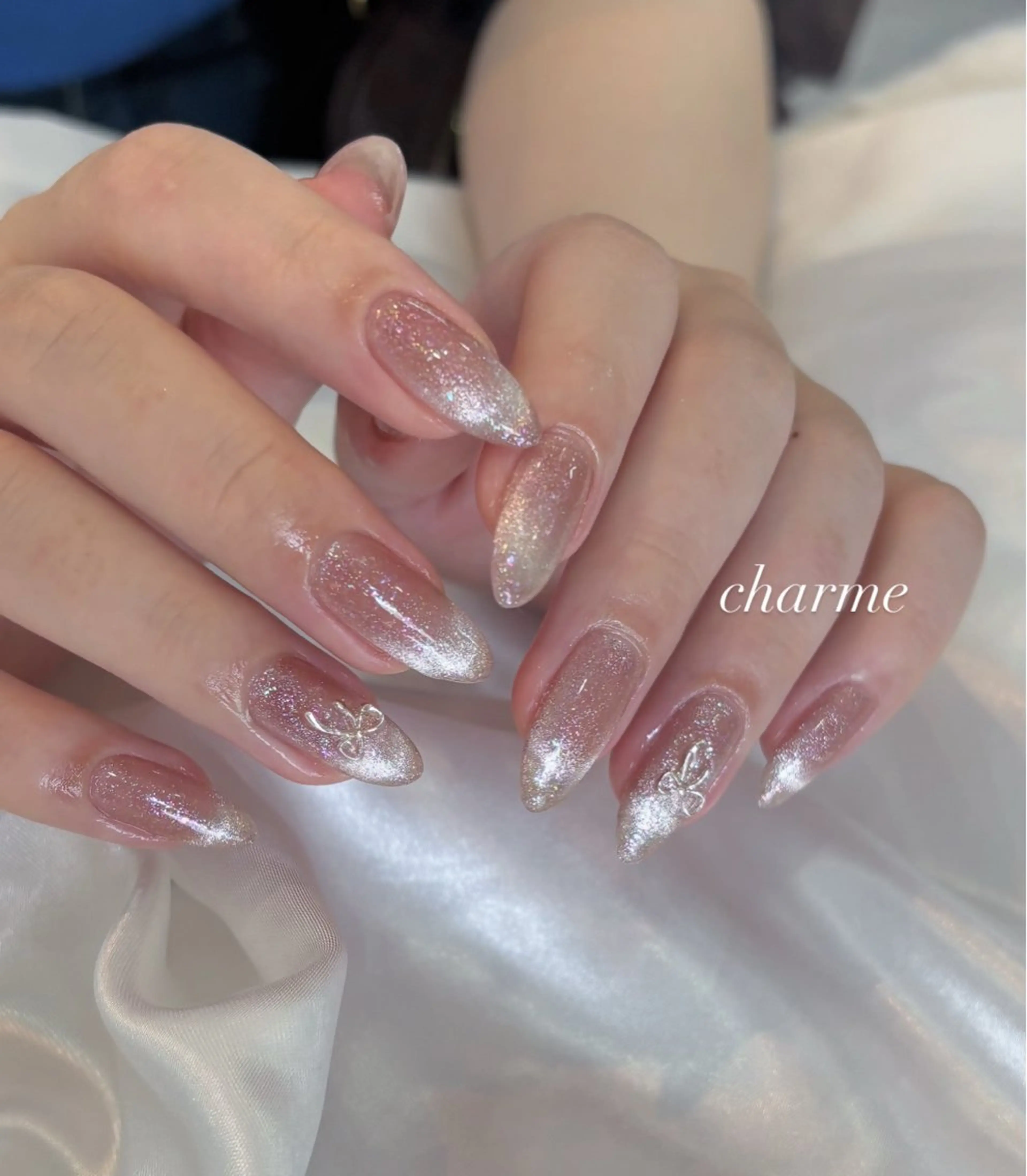 ネイル マグネットネイル ハンドネイル charme nailのネイルデザイン