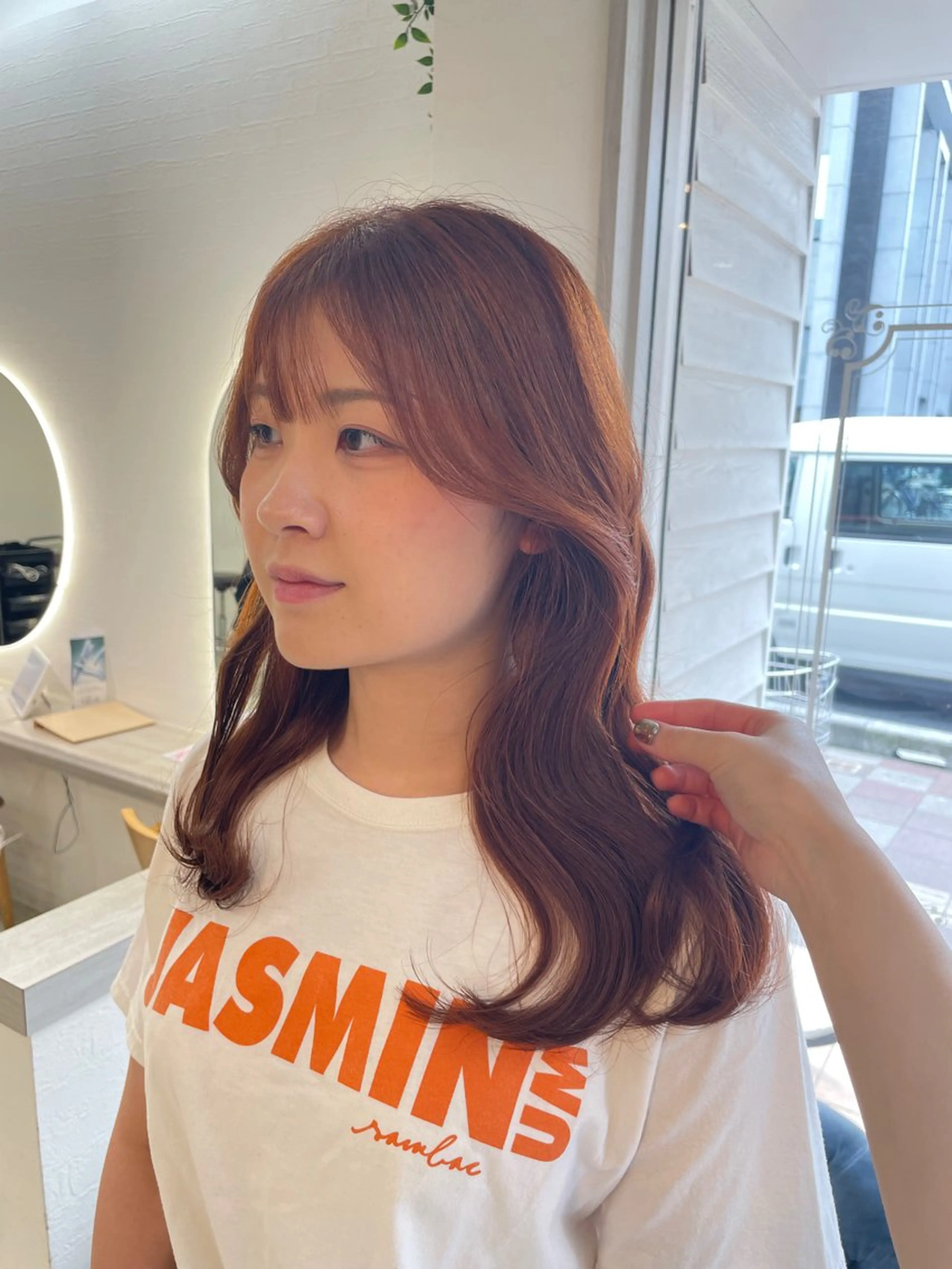 ロング カラー ヘアカラー トリートメント 大村 真咲のヘアスタイル