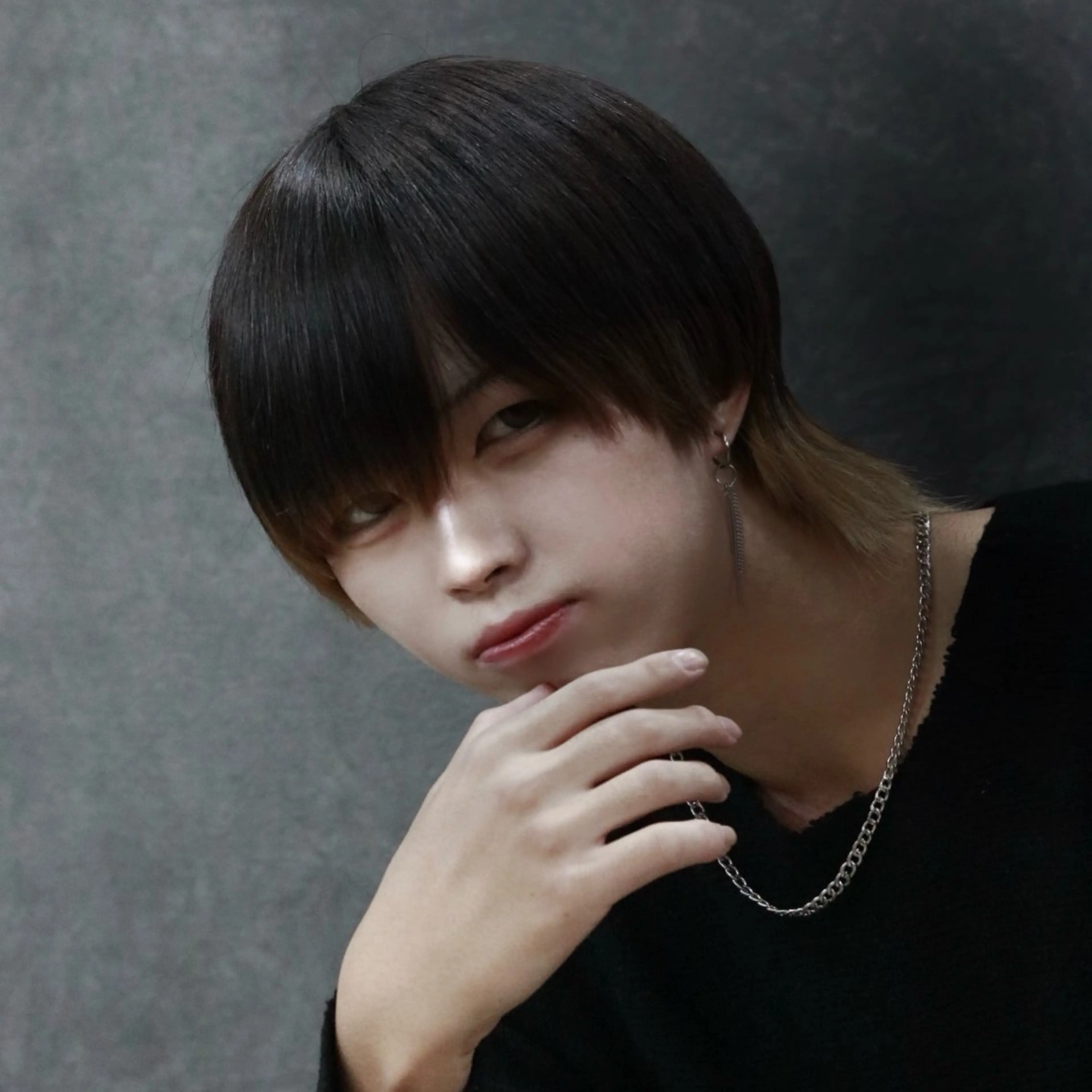 【🎖️リピーター様🎖️】デザインカット＋ナチュラル縮毛矯正¥18050［メンズカット/縮毛矯正/ストレート］の写真