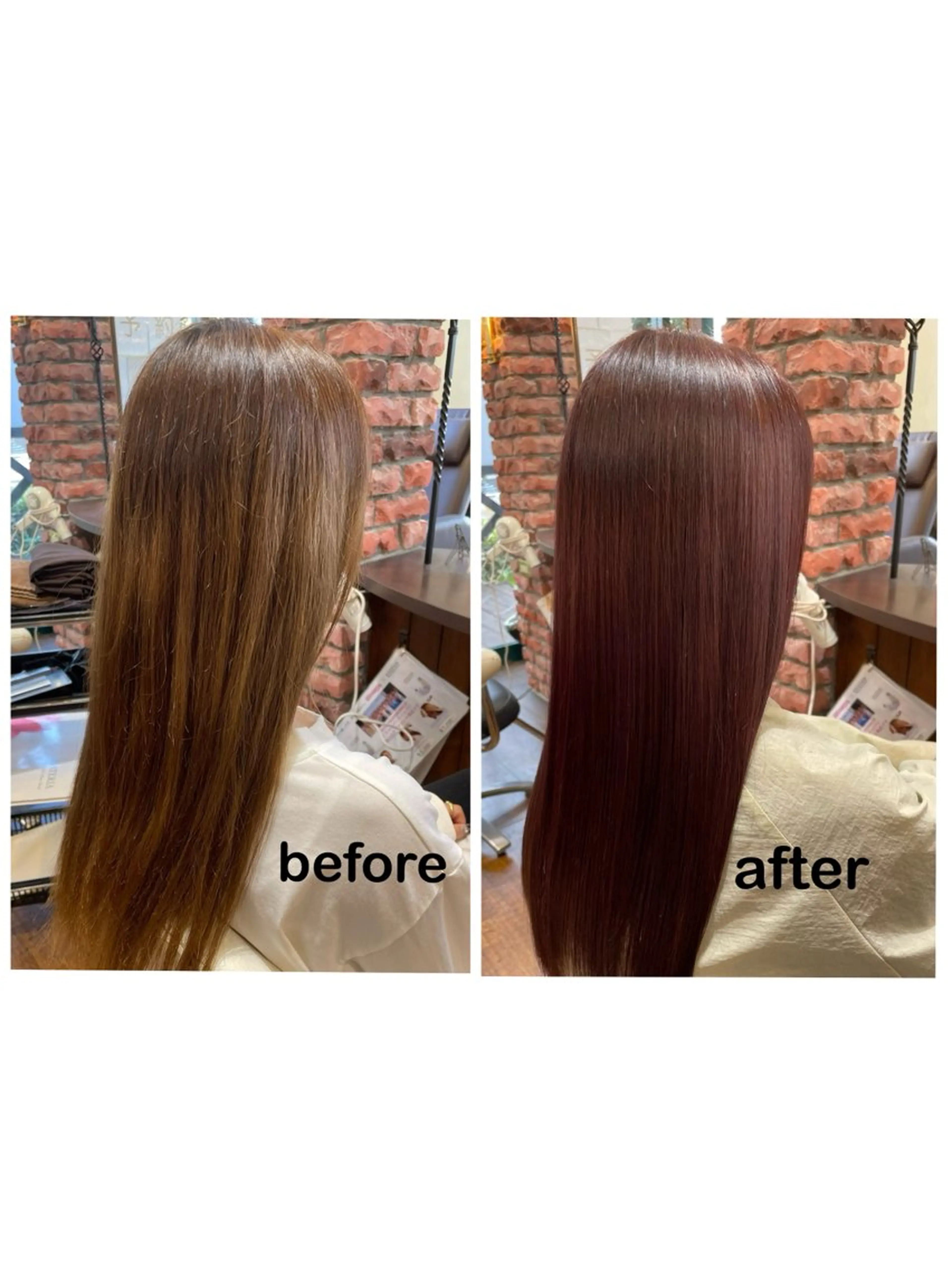 レディース限定髪質改善メテオカラー＋カットの写真