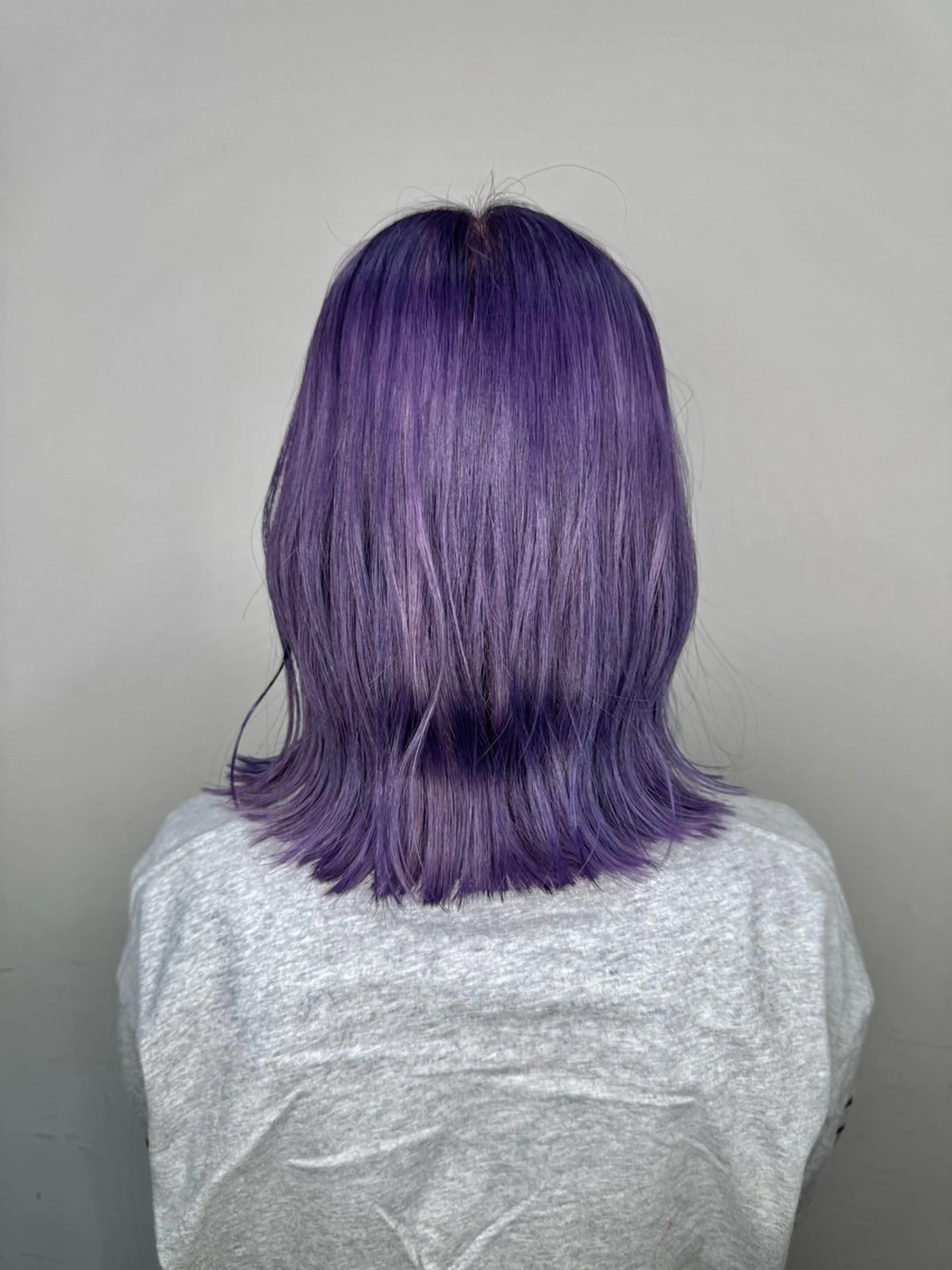 ミディアム カラー ヘアカラー トリートメント ヘッドスパ ブリーチカラー🦖 岡部木乃夏のヘアスタイル