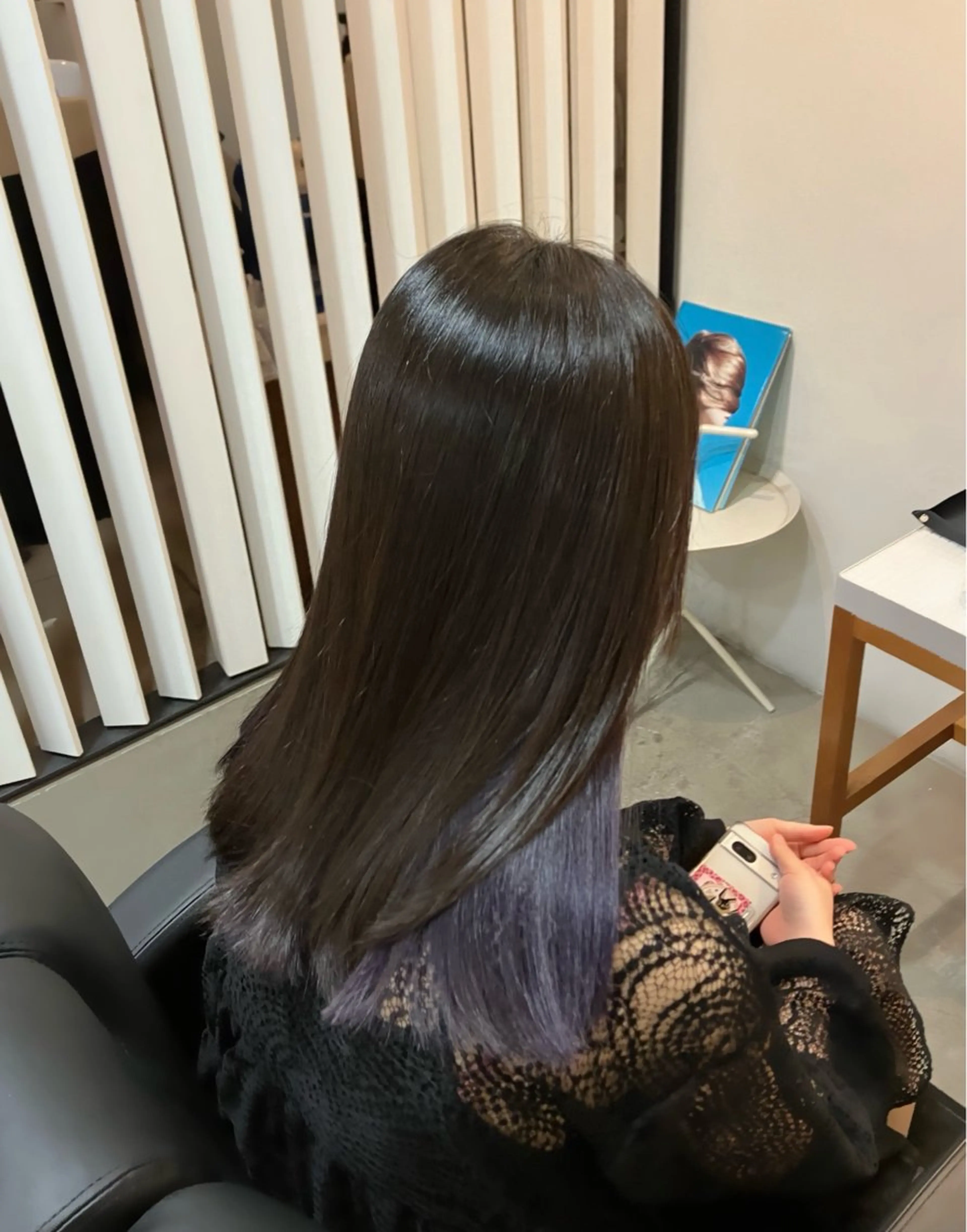 ⚡️イヤリング,アンブレラカラー⚡️(ブリーチ込み)の写真