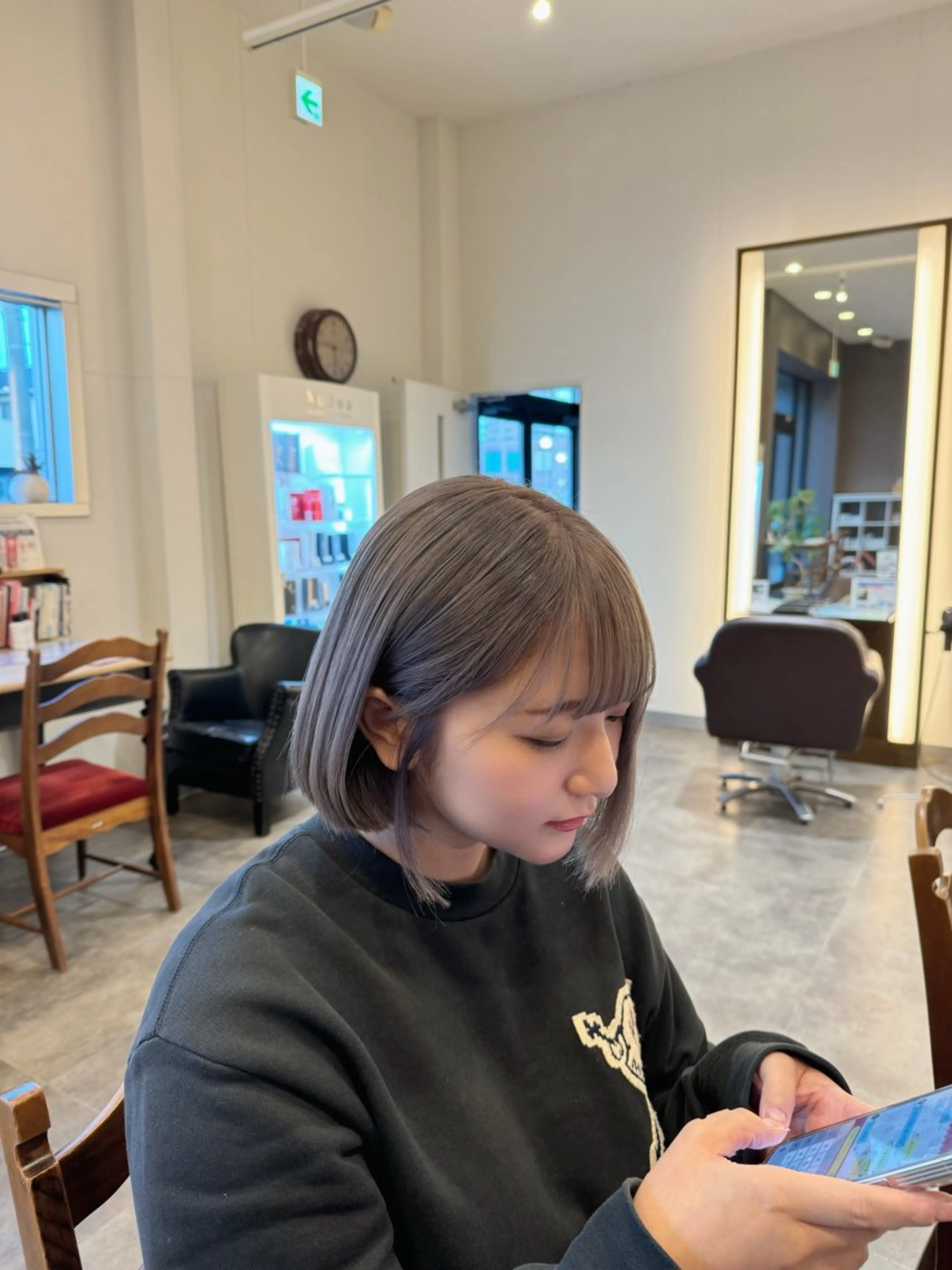 ショート ヘアカラー トリートメント 🔅透明感カラー切田 はじめ🔆のヘアスタイル