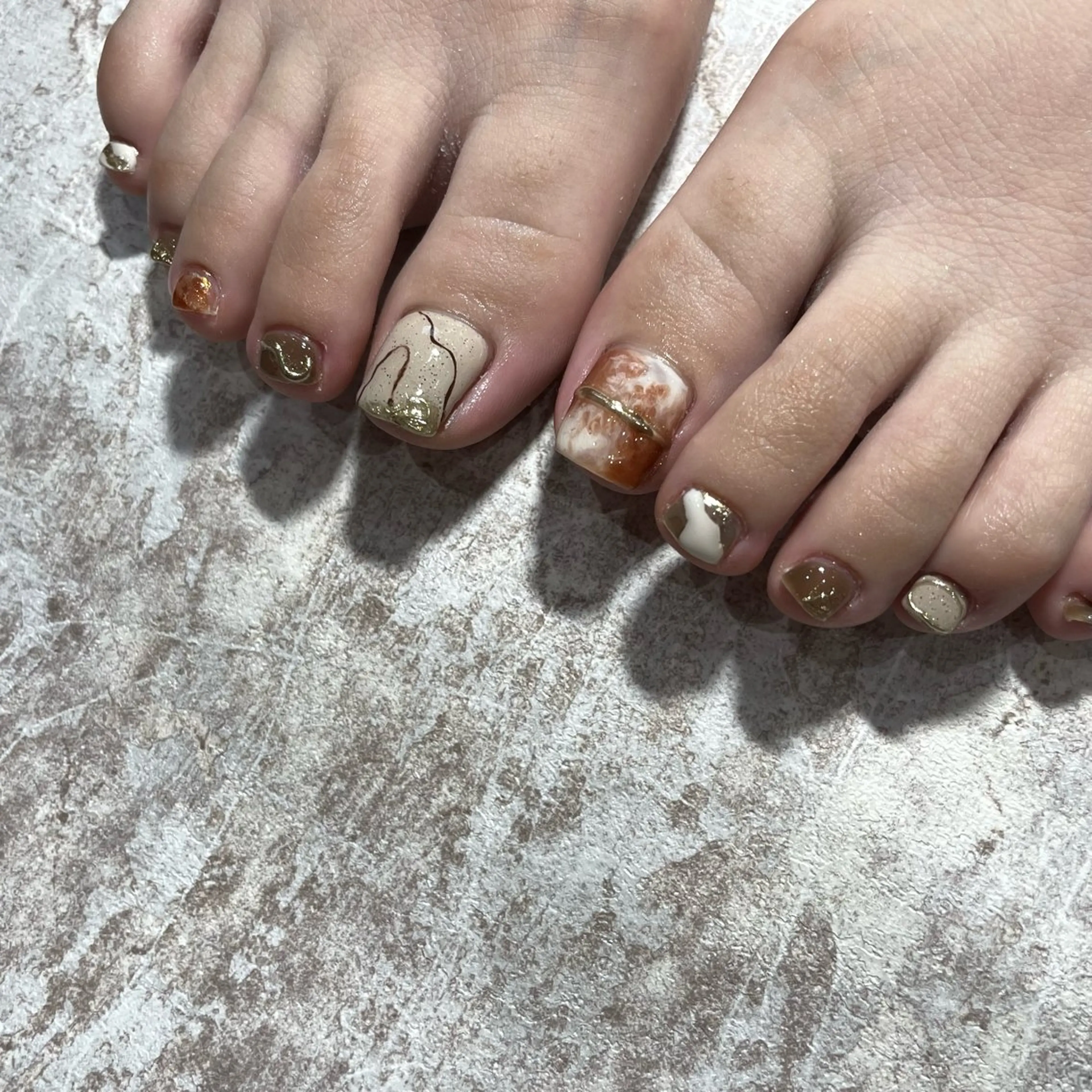 【オフなし】フット持ち込みデザイン🤍の写真