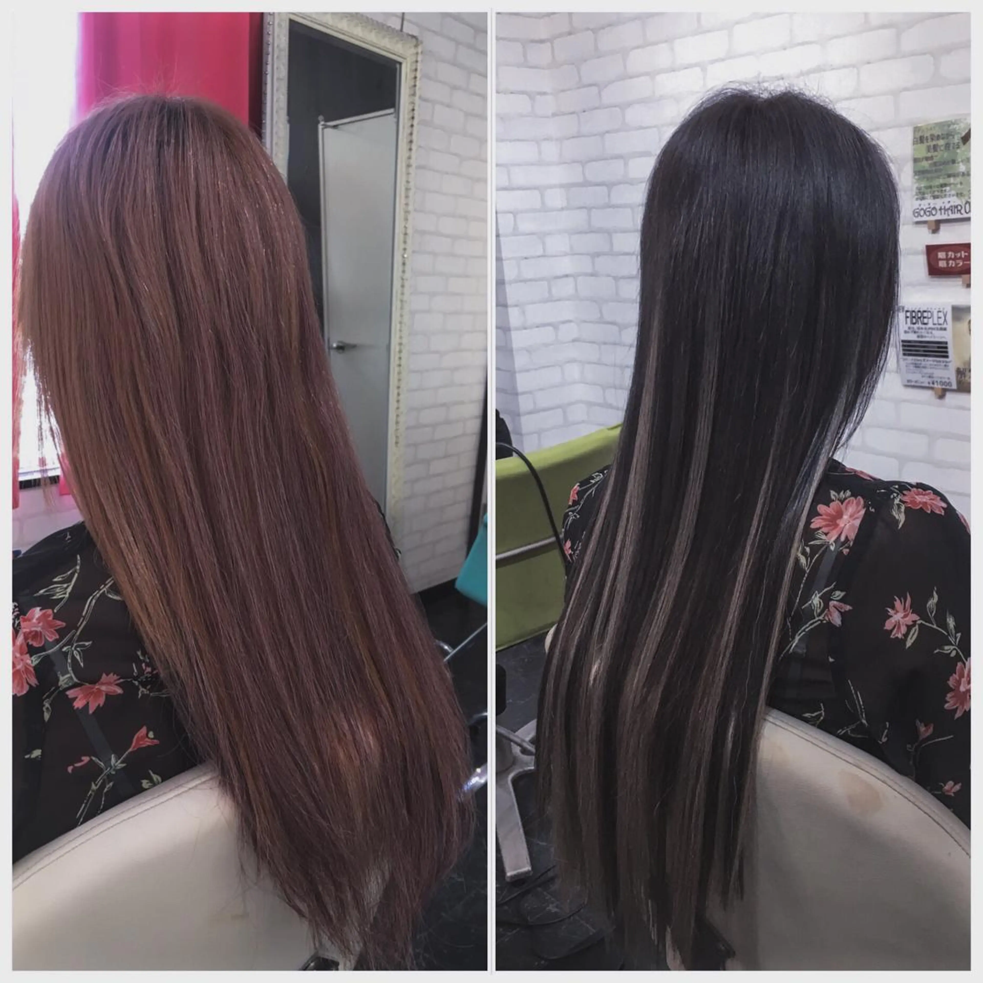 ロング カラー ヘアアレンジ シールエクステ ハイライトカラー エクステ 外国人風カラー ハイライト Kimura Shinyaのヘアスタイル