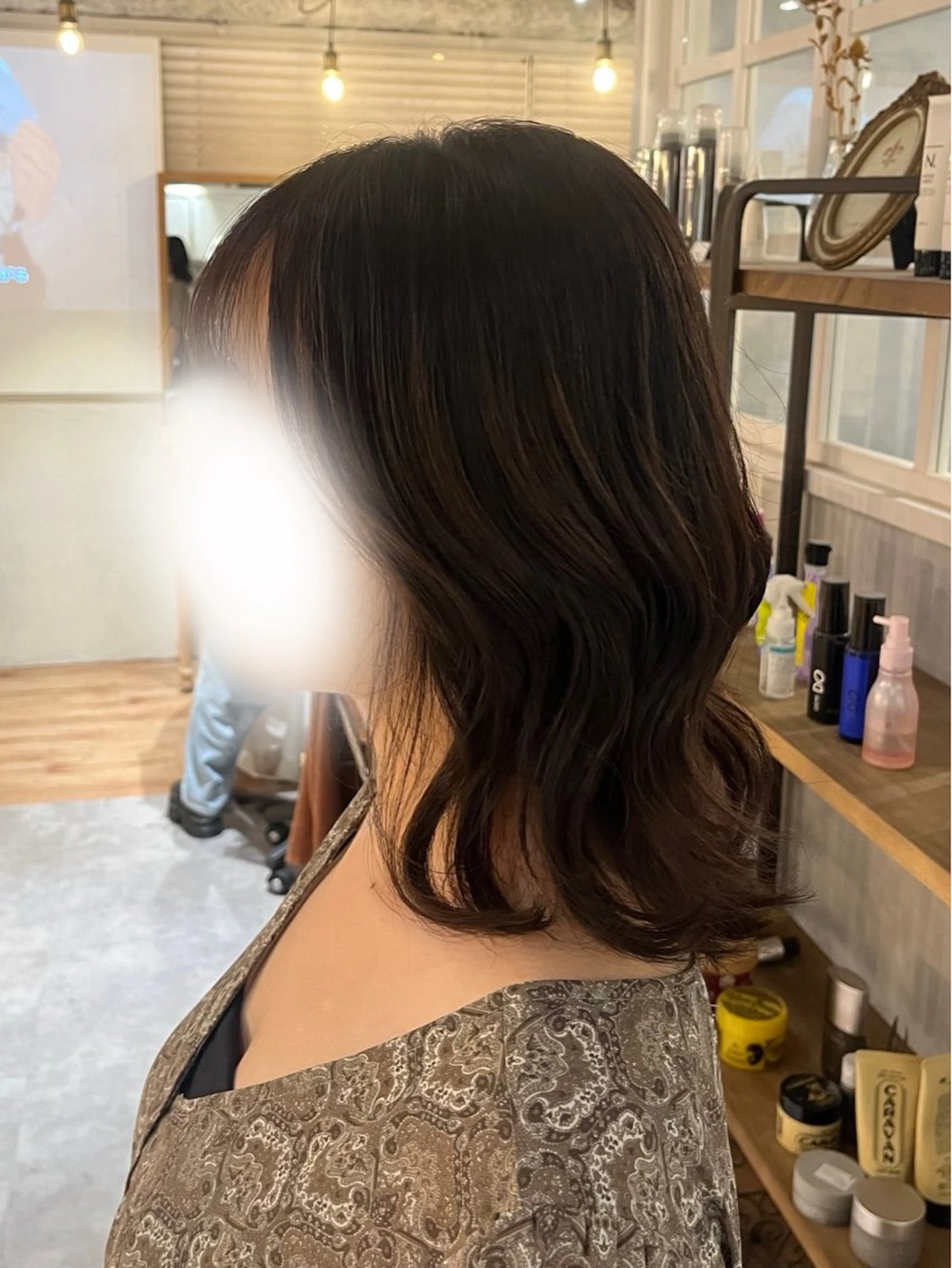 ミディアム カラー little lulu 梅田所属・Saya/ショート/ ボブ/ 大阪/梅田のヘアスタイル