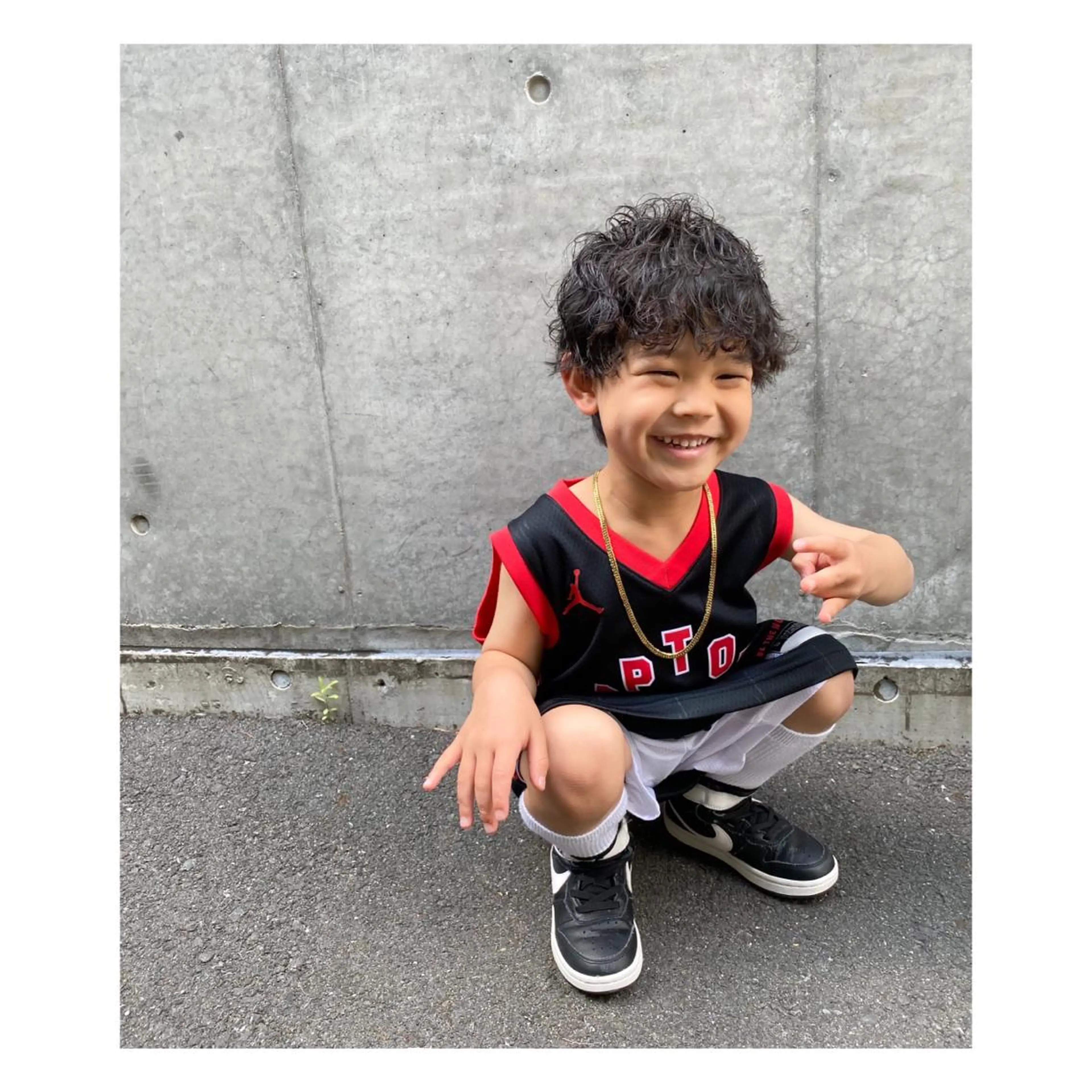 ミディアム パーマ メンズ カット パーマ 菊池大一 溝の口パーマのヘアスタイル